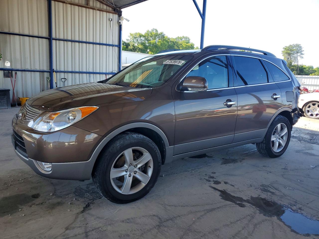 2011 Hyundai Veracruz Limited Brown vin: KM8NUDCC4BU176564
