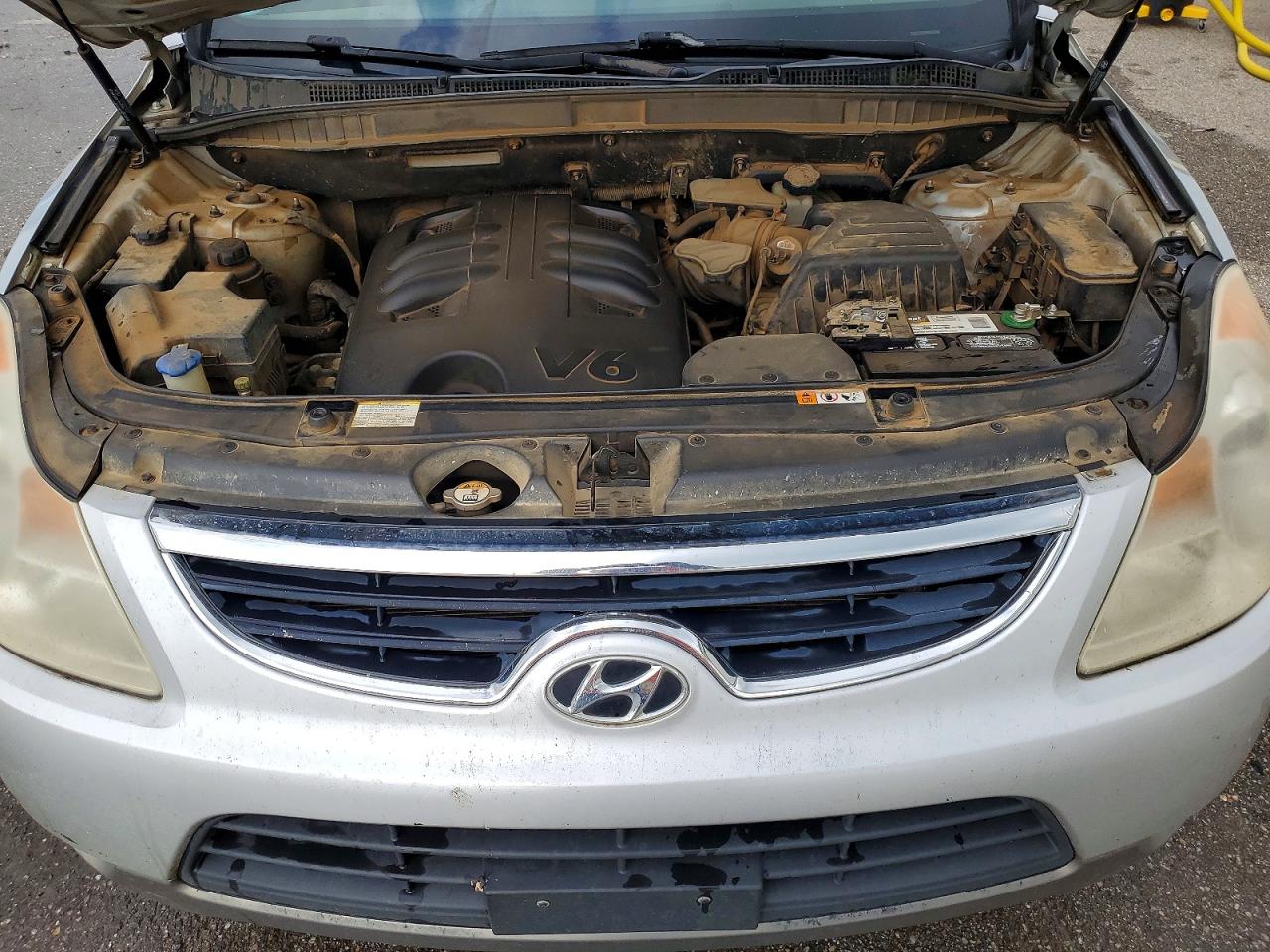 2012 Hyundai Veracruz Limited Silver vin: KM8NUDCC4CU195066