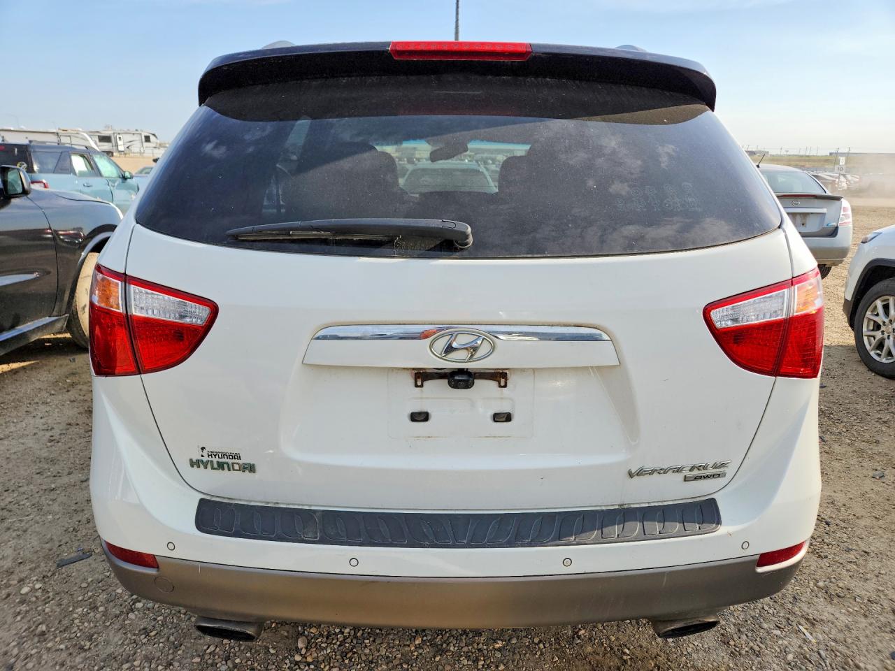 2012 Hyundai Veracruz Gls White vin: KM8NUDCC4CU199974