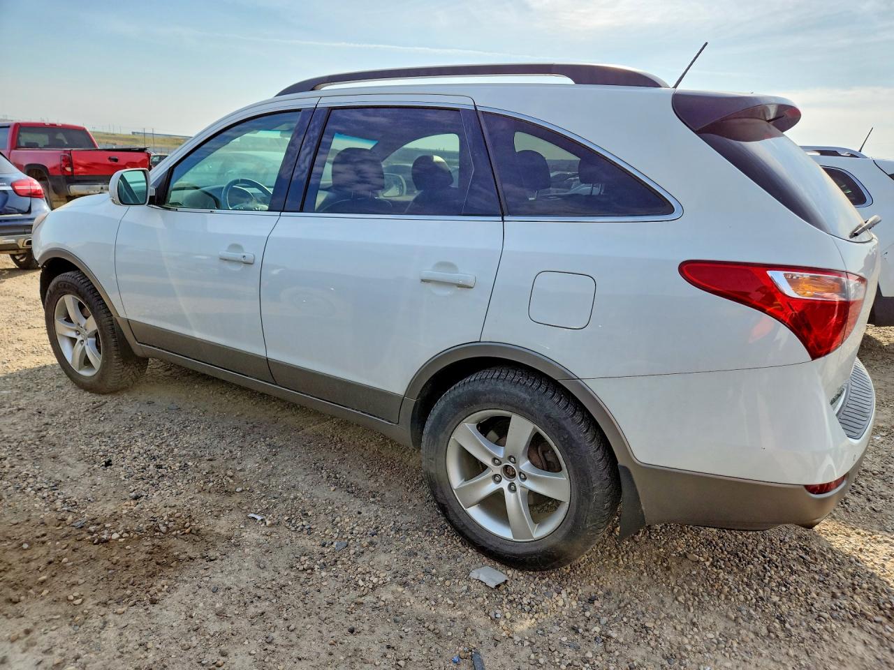 2012 Hyundai Veracruz Gls White vin: KM8NUDCC4CU199974