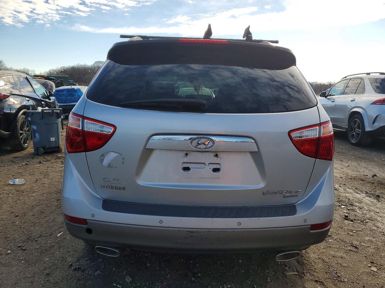 2010 Hyundai Veracruz Gls Silver vin: KM8NUDCC5AU135214