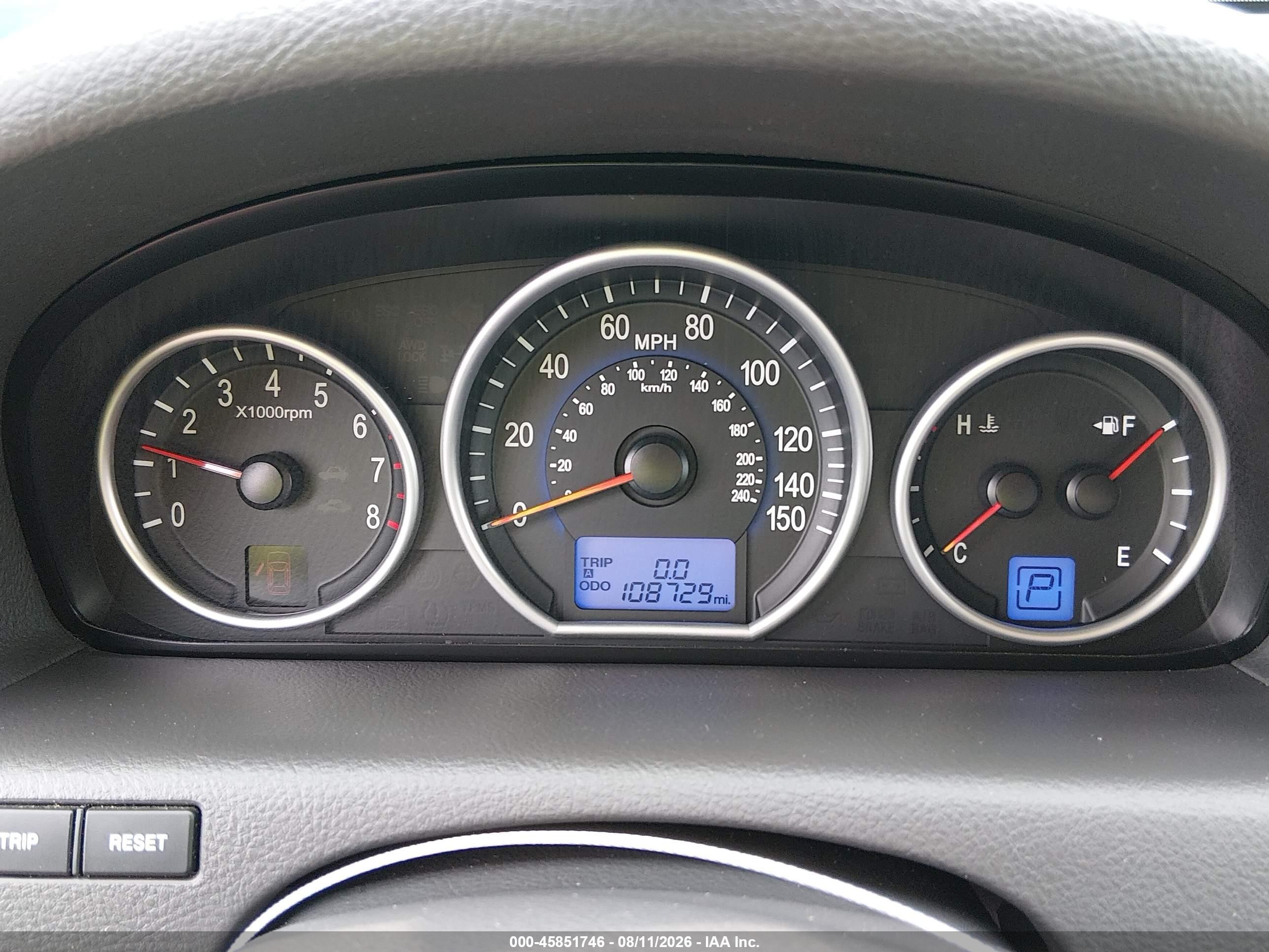 2011 Hyundai Veracruz Gls Gold vin: KM8NUDCC5BU143248