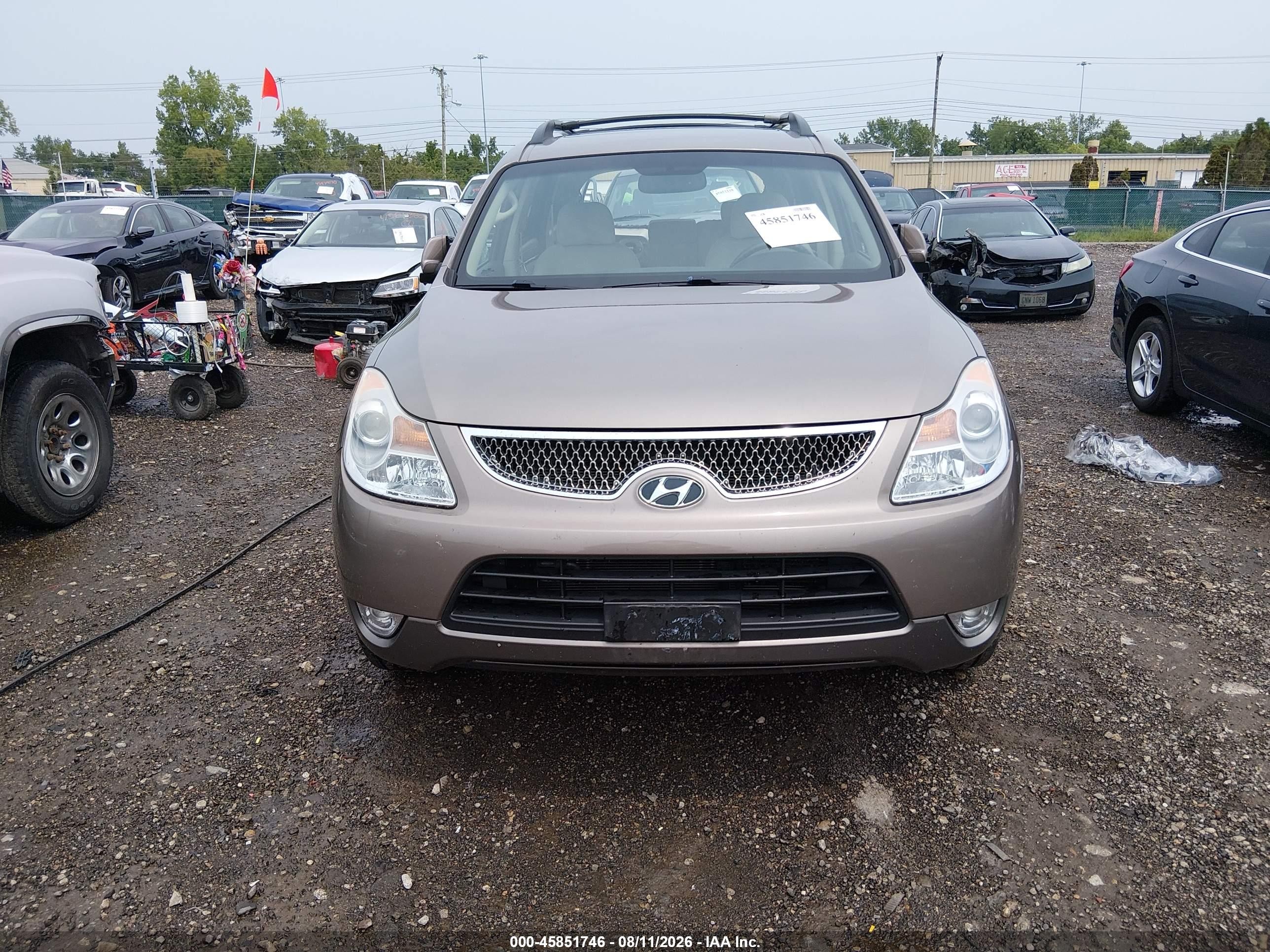 2011 Hyundai Veracruz Gls Gold vin: KM8NUDCC5BU143248