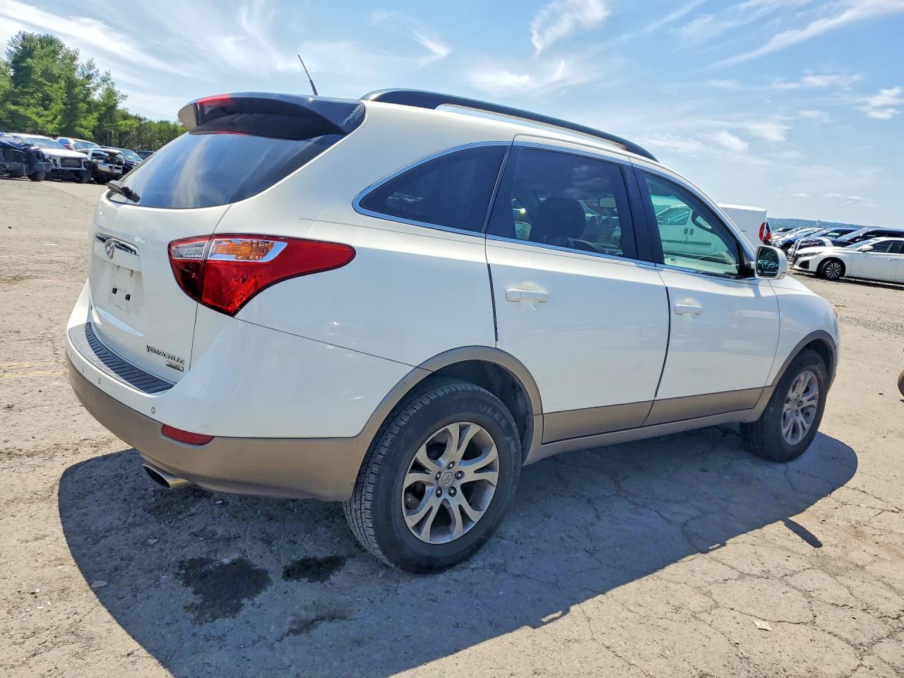 2011 Hyundai Veracruz Gls Белый vin: KM8NUDCC5BU176749