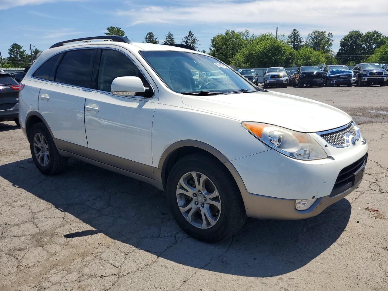 2011 Hyundai Veracruz Gls Белый vin: KM8NUDCC5BU176749