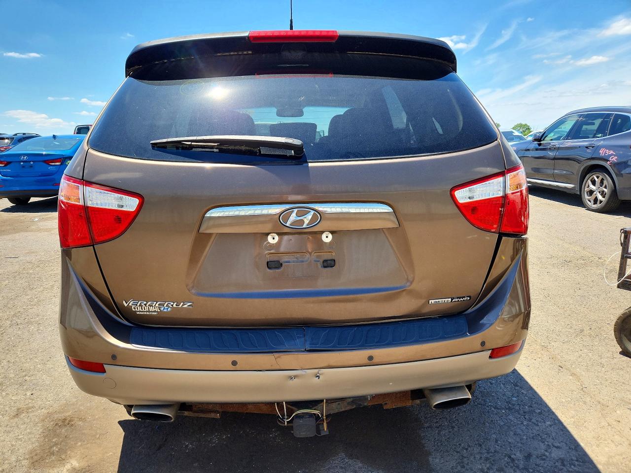 2012 Hyundai Veracruz Limited Brown vin: KM8NUDCC5CU184044