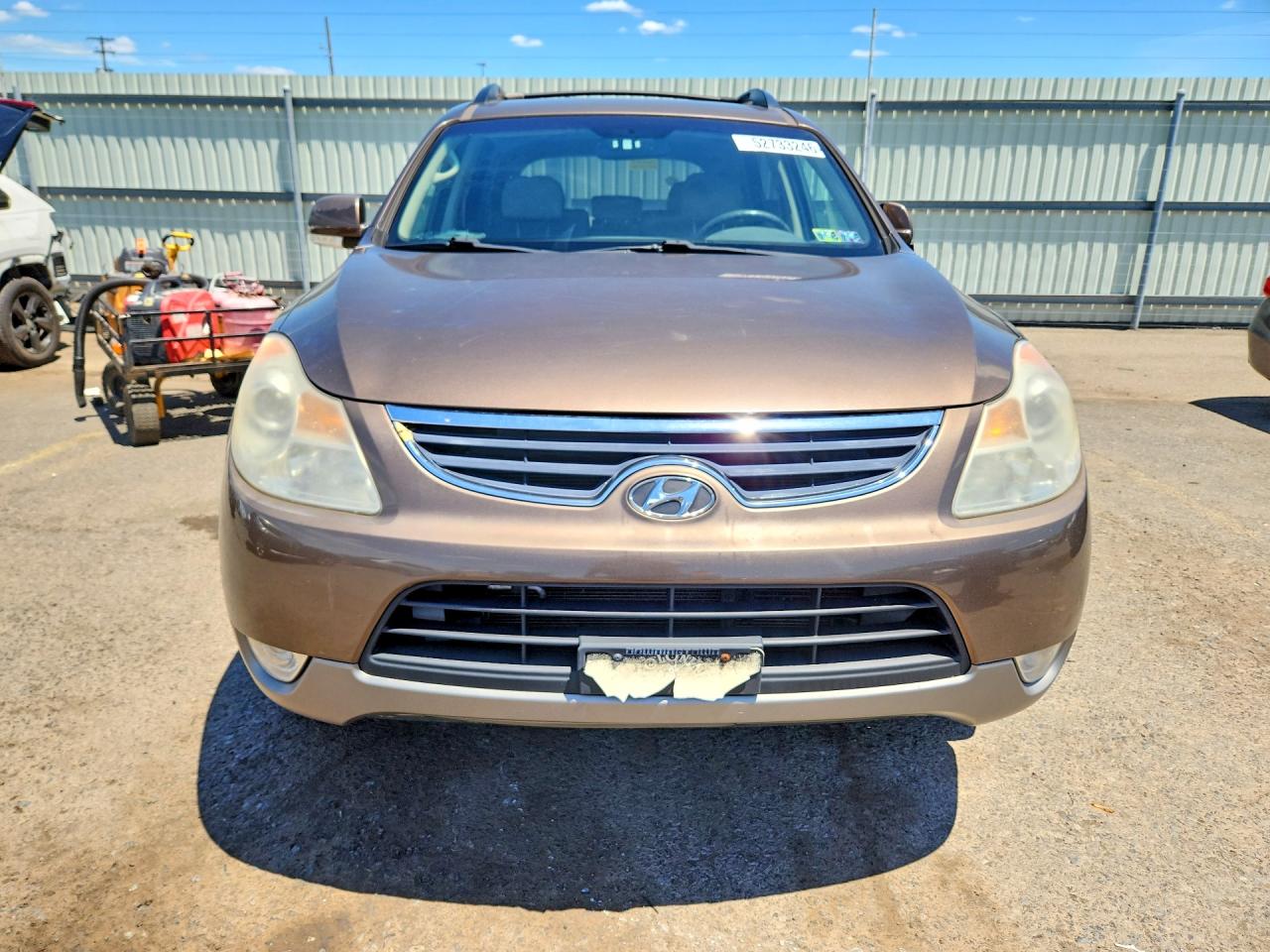 2012 Hyundai Veracruz Limited Brown vin: KM8NUDCC5CU184044
