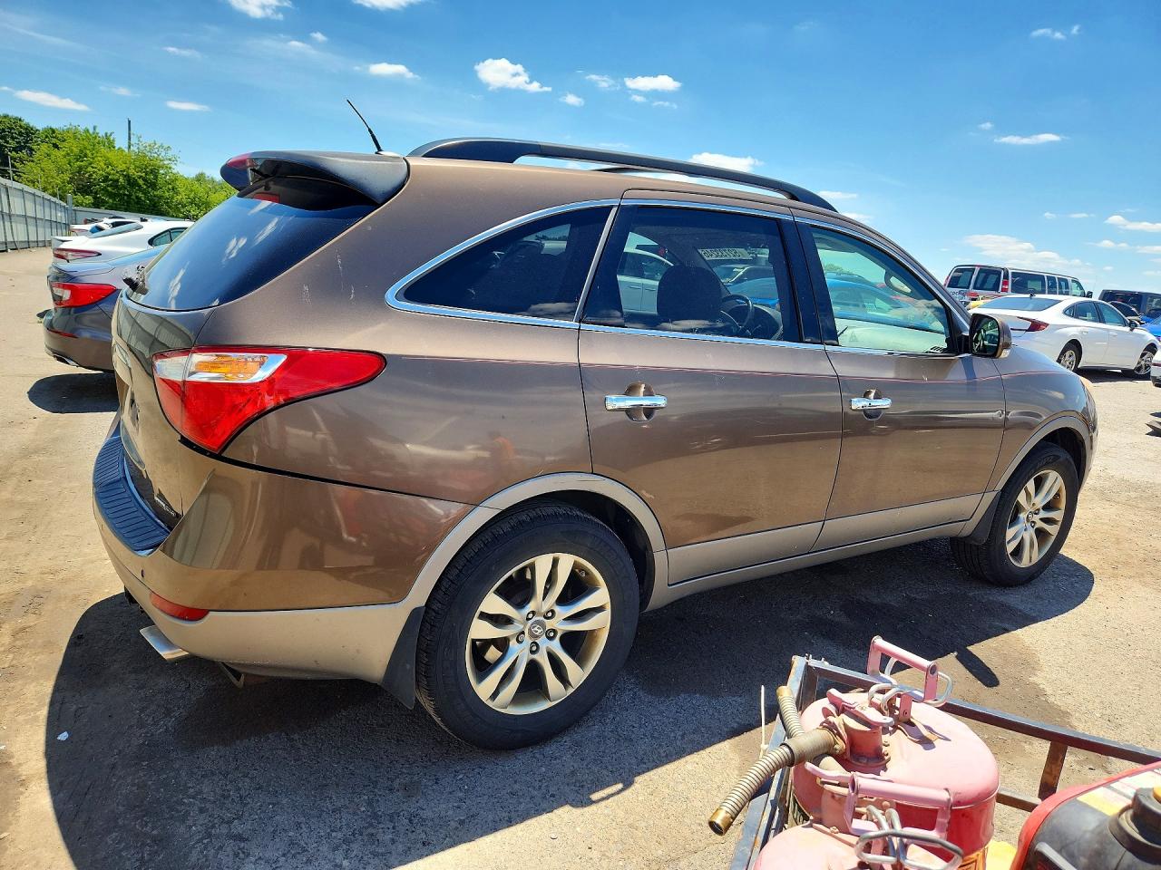 2012 Hyundai Veracruz Limited Brown vin: KM8NUDCC5CU184044