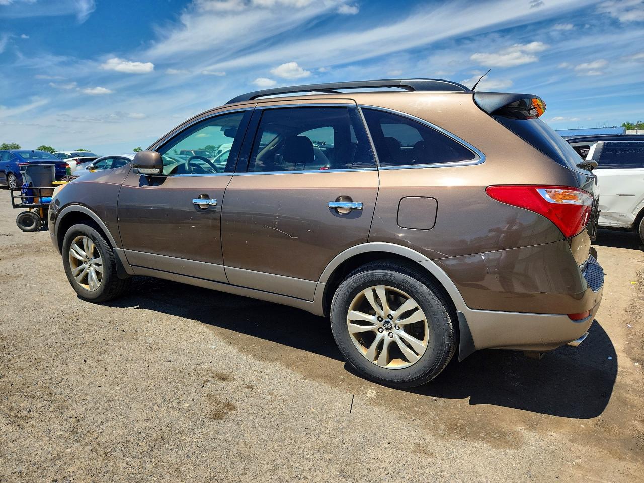 2012 Hyundai Veracruz Limited Brown vin: KM8NUDCC5CU184044
