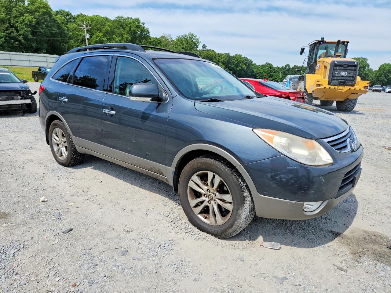 2012 Hyundai Veracruz Limited Green vin: KM8NUDCC5CU185193
