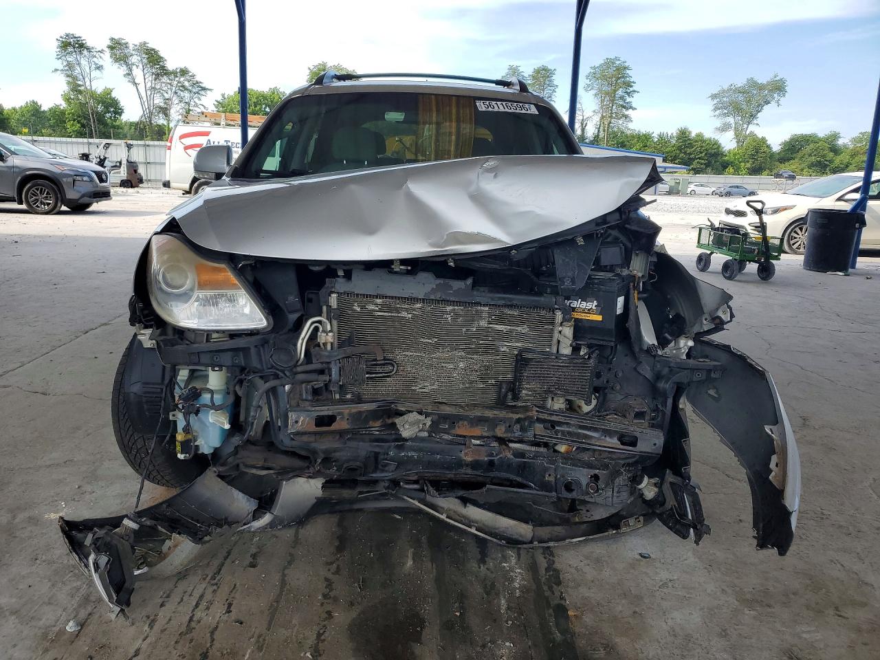 2012 Hyundai Veracruz Gls Silver vin: KM8NUDCC5CU185890