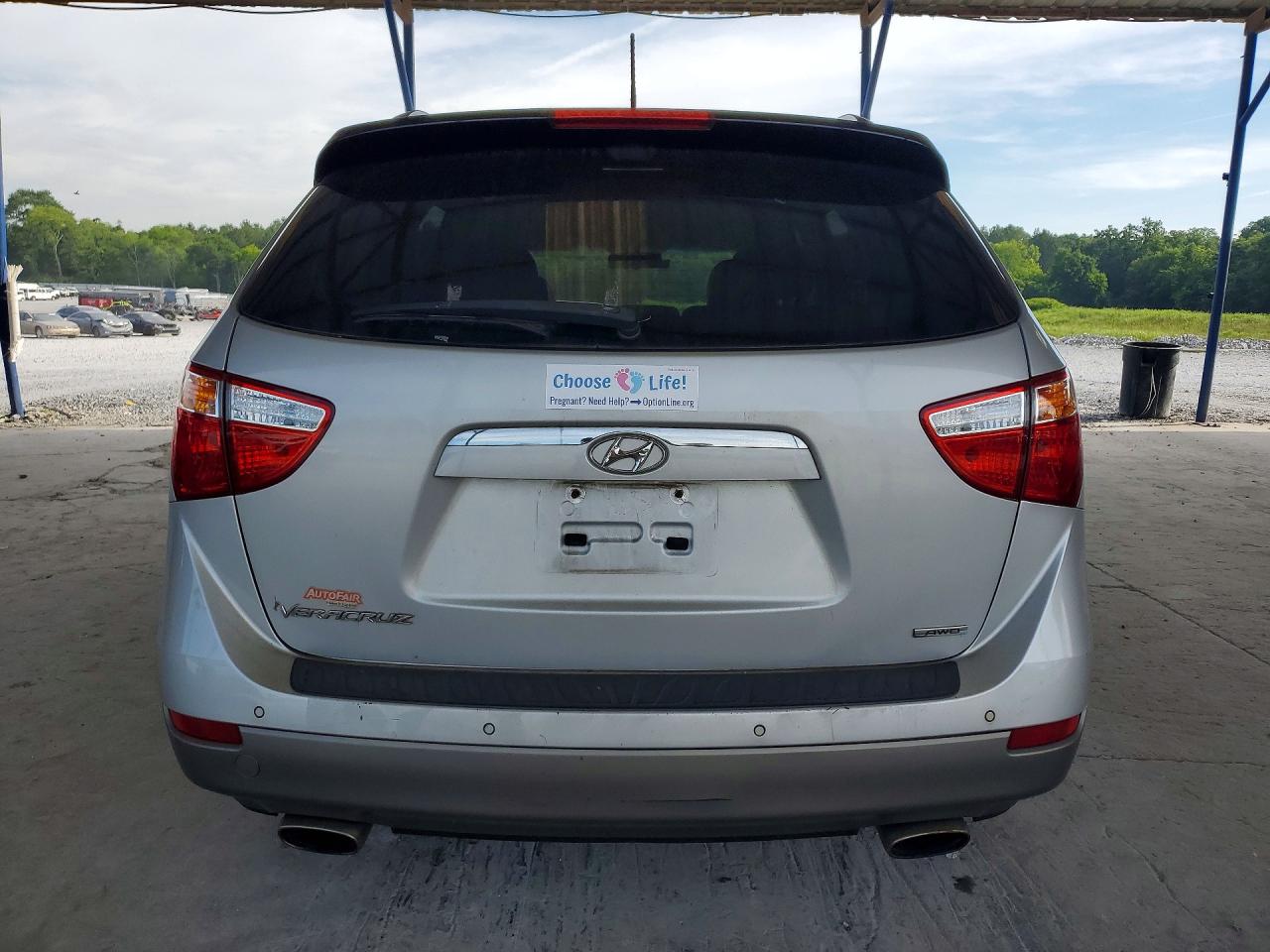 2012 Hyundai Veracruz Gls Silver vin: KM8NUDCC5CU185890