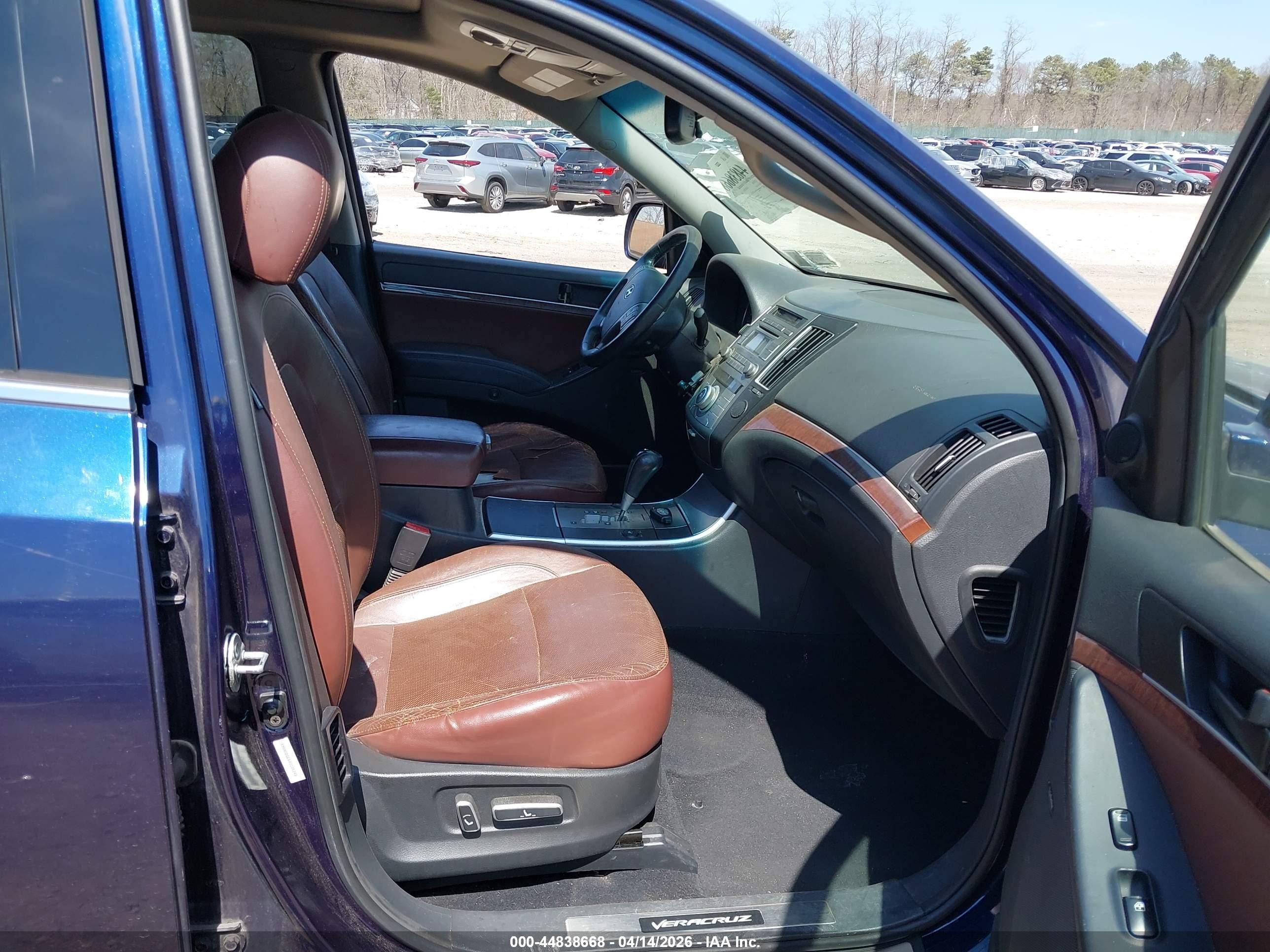 2010 Hyundai Veracruz Limited Blue vin: KM8NUDCC6AU105249