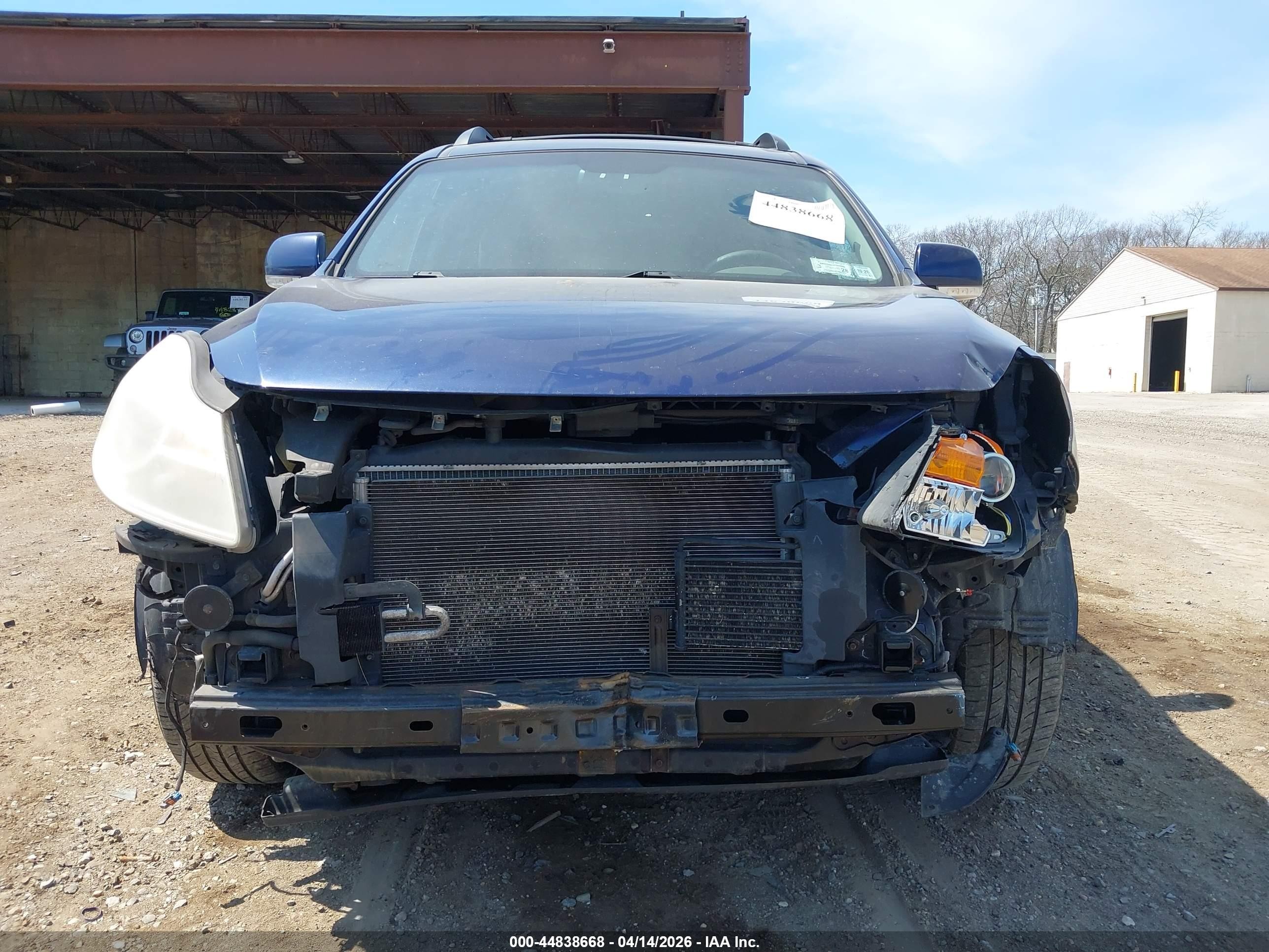 2010 Hyundai Veracruz Limited Blue vin: KM8NUDCC6AU105249