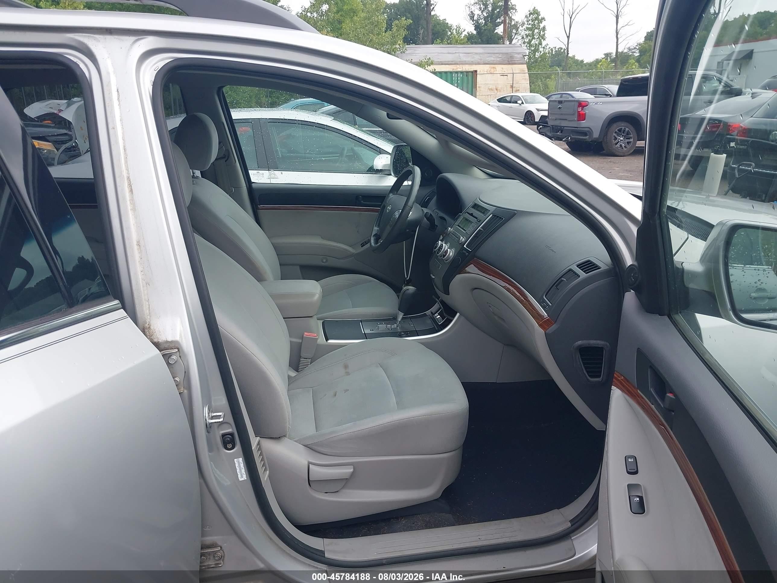 2010 Hyundai Veracruz Gls Silver vin: KM8NUDCC6AU119068