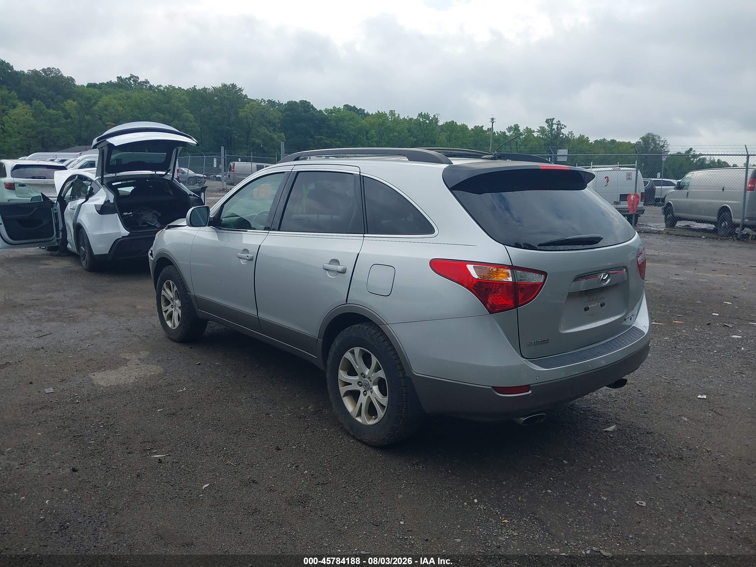 2010 Hyundai Veracruz Gls Silver vin: KM8NUDCC6AU119068