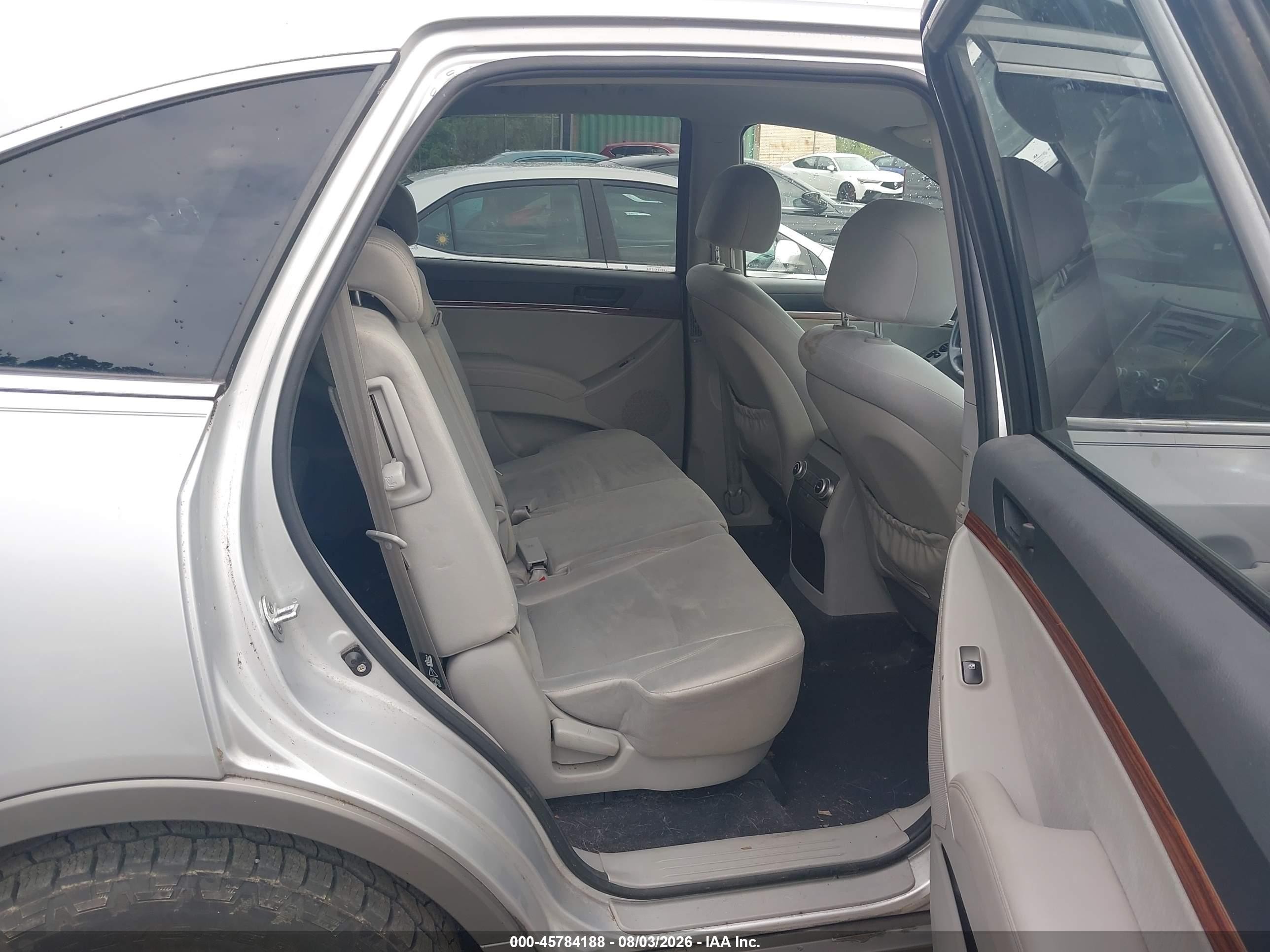 2010 Hyundai Veracruz Gls Silver vin: KM8NUDCC6AU119068