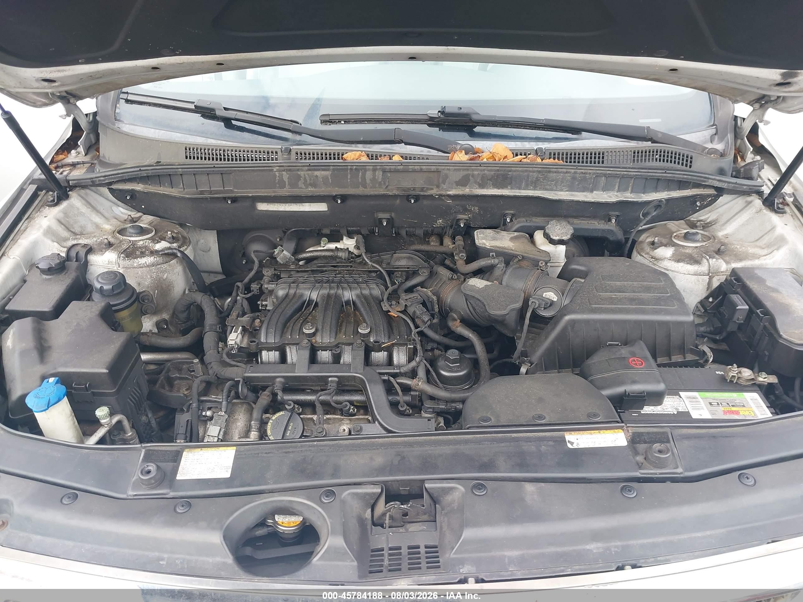 2010 Hyundai Veracruz Gls Silver vin: KM8NUDCC6AU119068