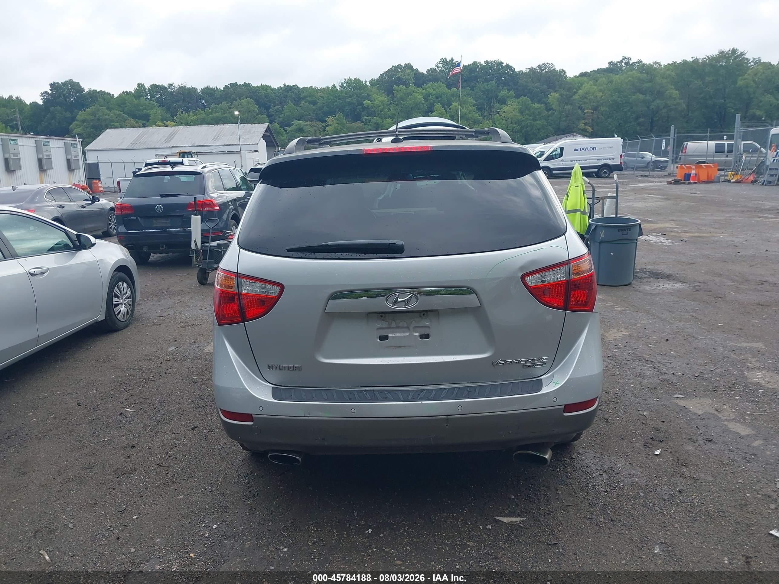 2010 Hyundai Veracruz Gls Silver vin: KM8NUDCC6AU119068