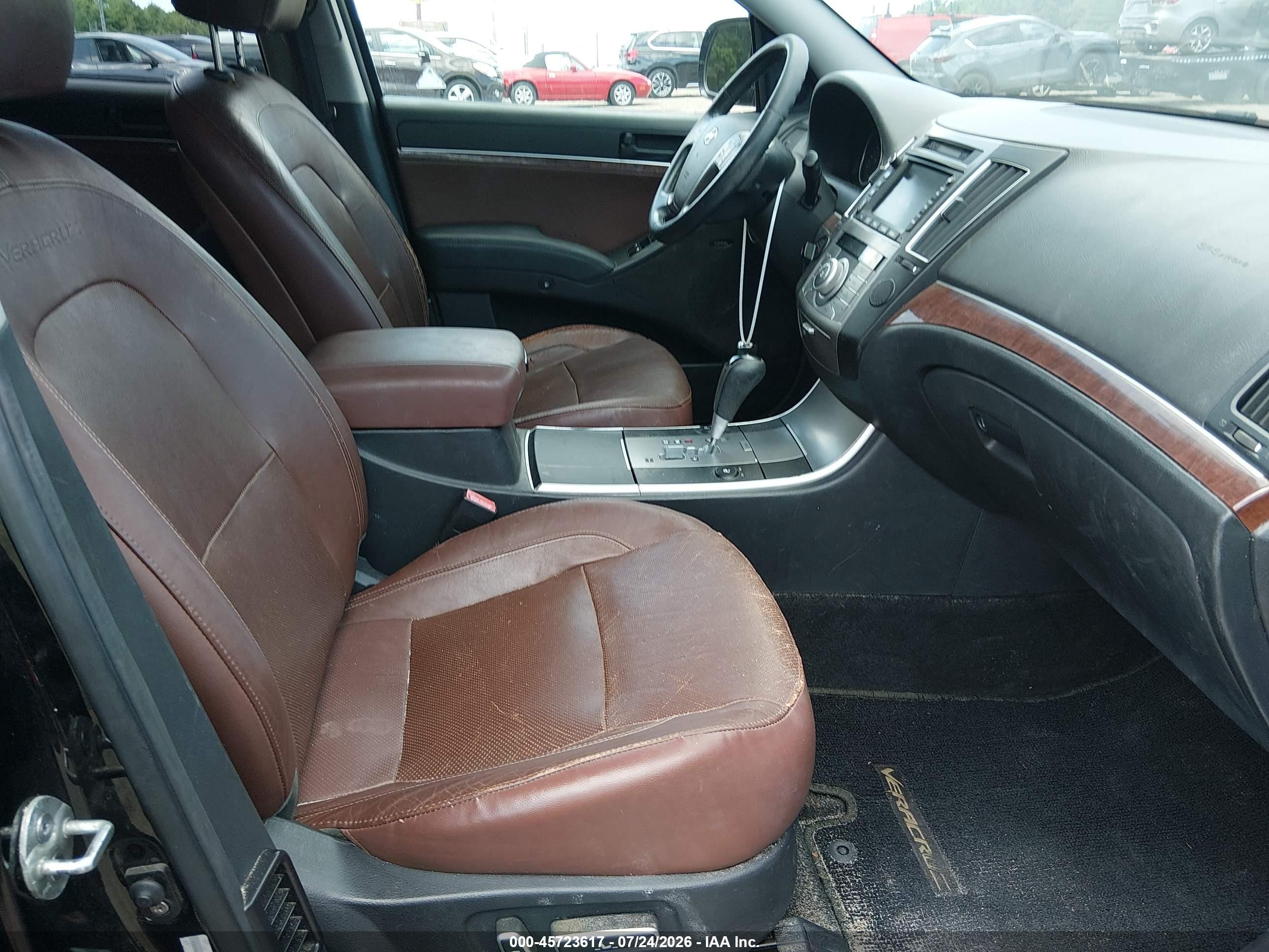 2011 Hyundai Veracruz Limited Черный vin: KM8NUDCC6BU152217