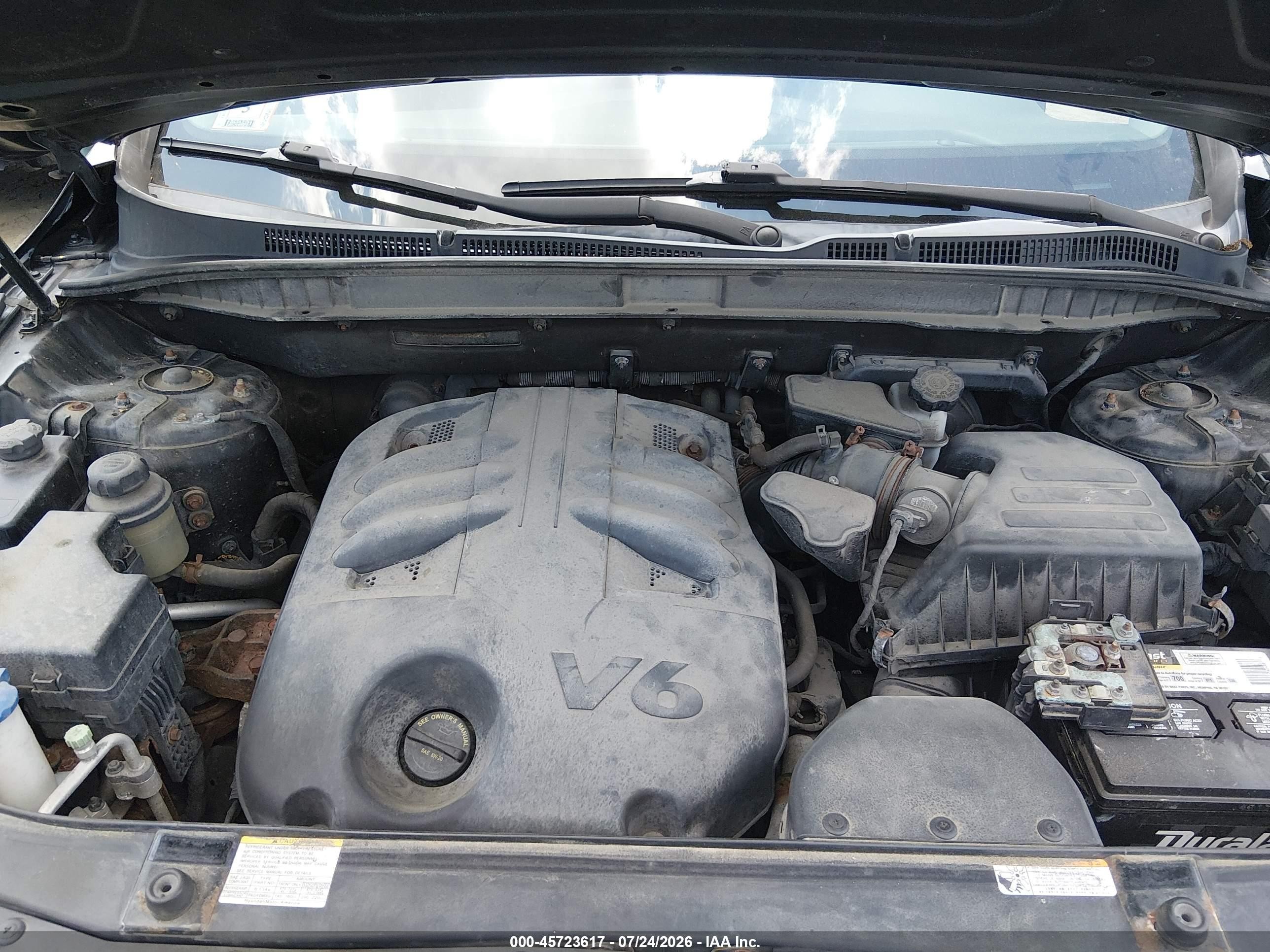 2011 Hyundai Veracruz Limited Черный vin: KM8NUDCC6BU152217