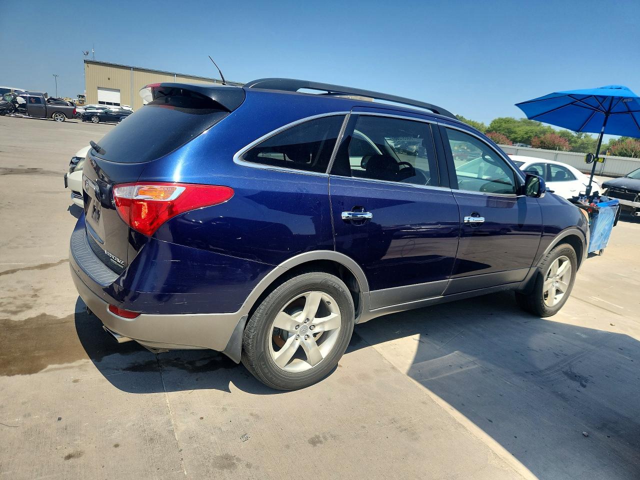 2011 Hyundai Veracruz Limited Синий vin: KM8NUDCC6BU171169