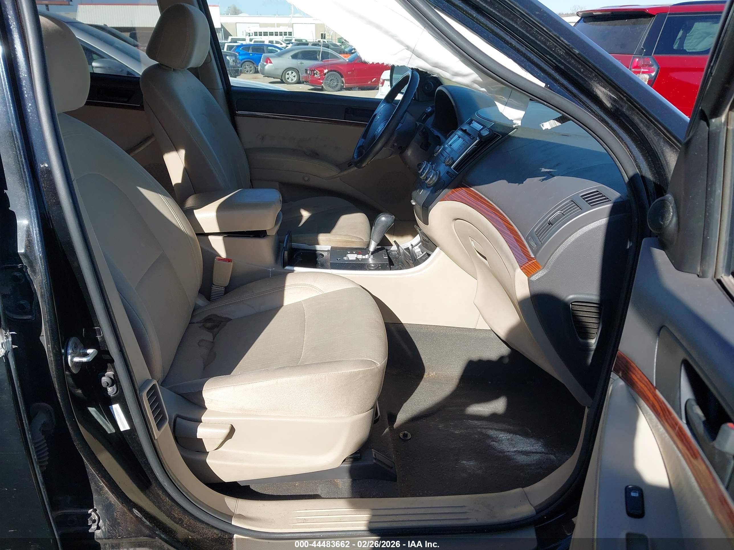 2010 Hyundai Veracruz Gls Black vin: KM8NUDCC7AU103820