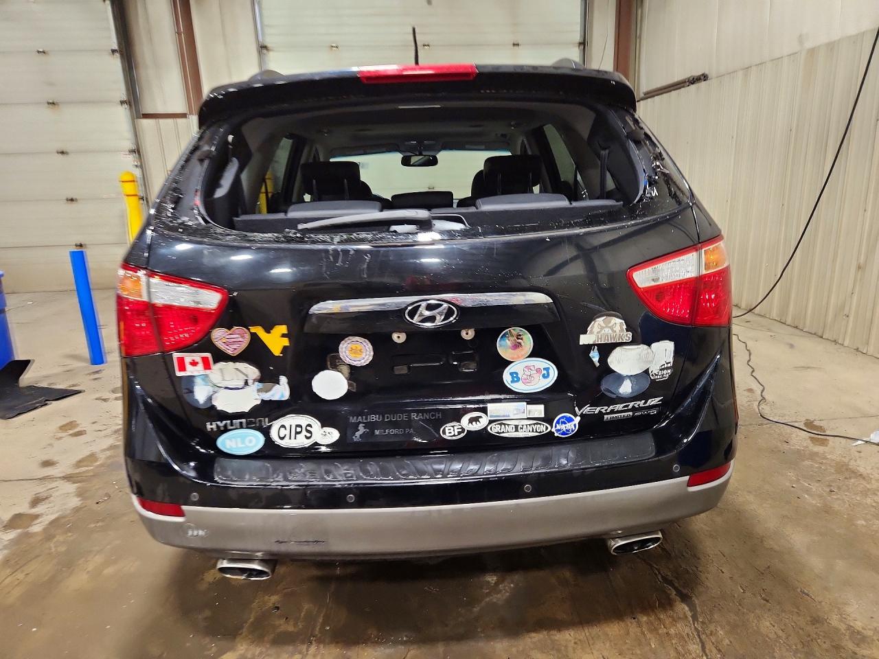 2011 Hyundai Veracruz Limited Black vin: KM8NUDCC7BU169804