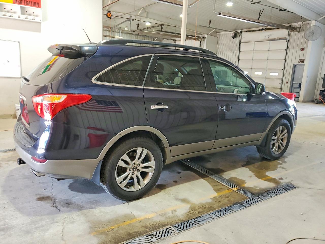 2012 Hyundai Veracruz Limited Blue vin: KM8NUDCC7CU187348