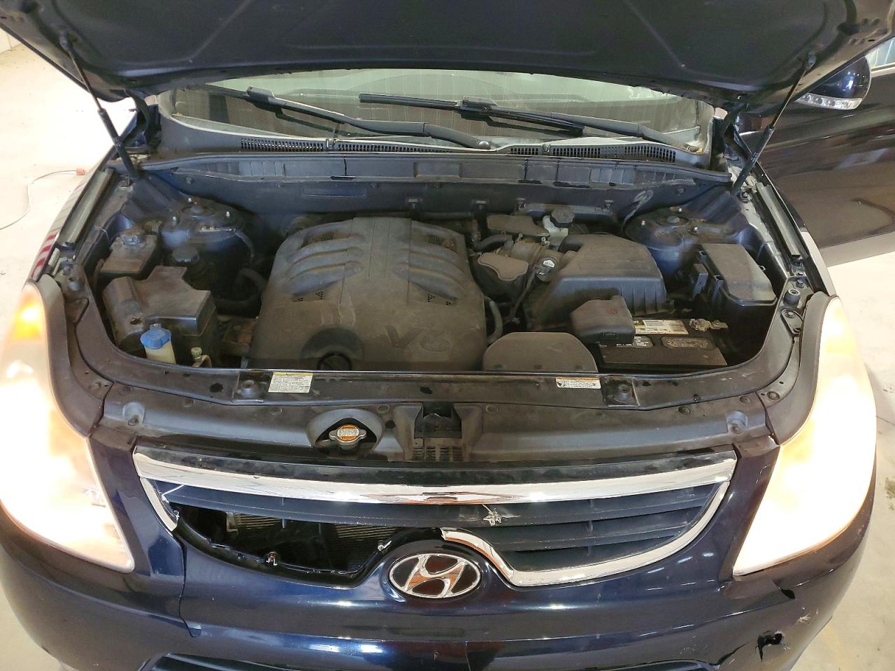2012 Hyundai Veracruz Limited Blue vin: KM8NUDCC7CU187348