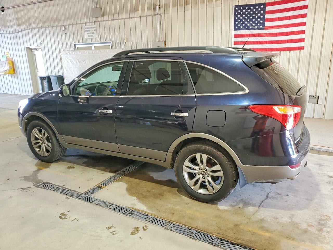 2012 Hyundai Veracruz Limited Blue vin: KM8NUDCC7CU187348