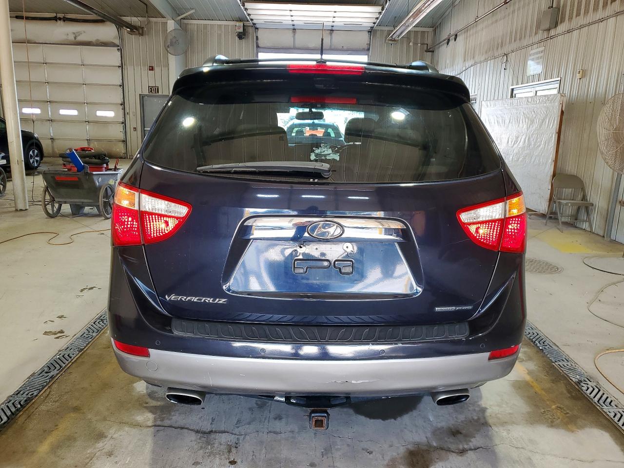 2012 Hyundai Veracruz Limited Blue vin: KM8NUDCC7CU187348