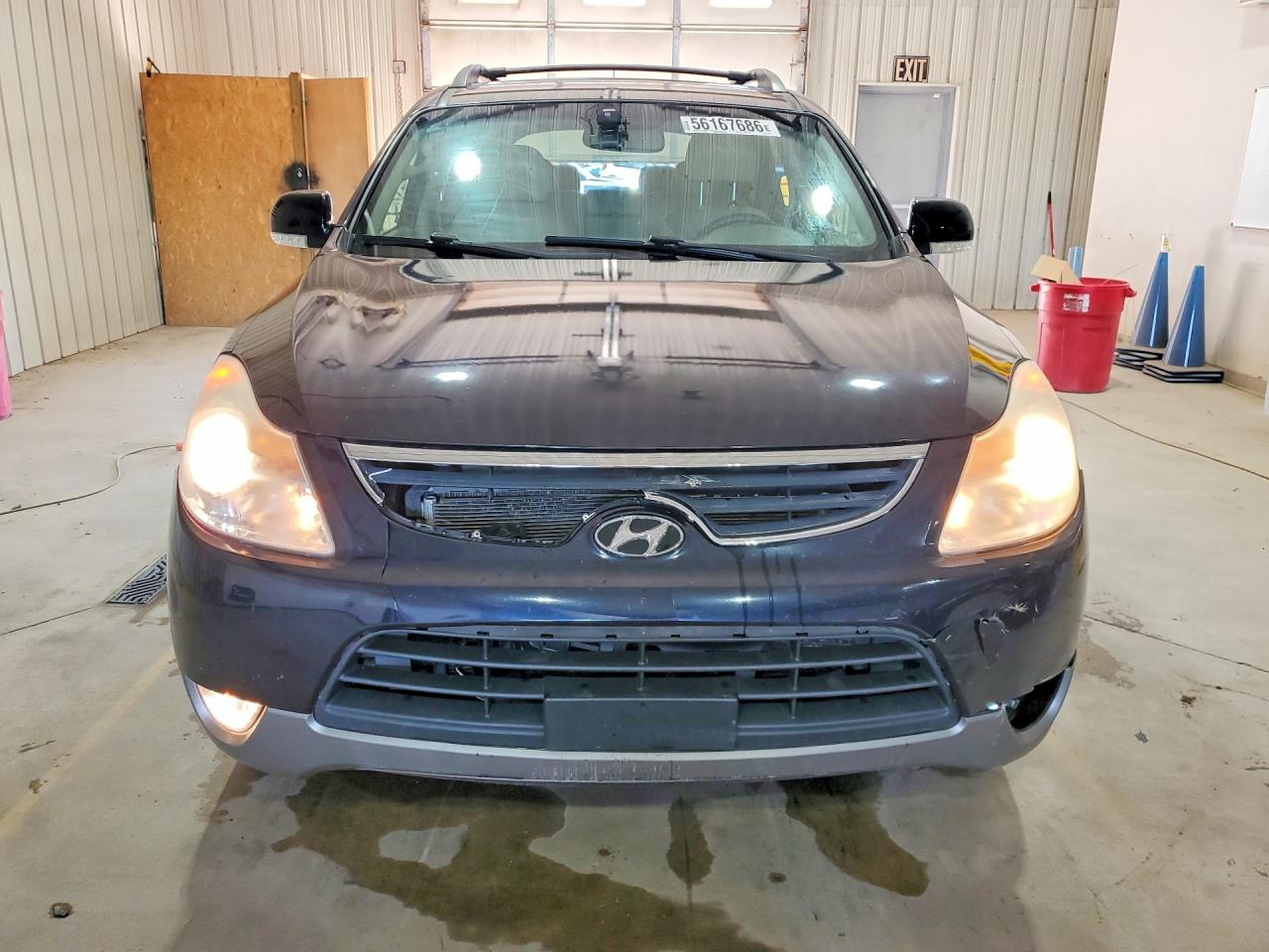 2012 Hyundai Veracruz Limited Blue vin: KM8NUDCC7CU187348