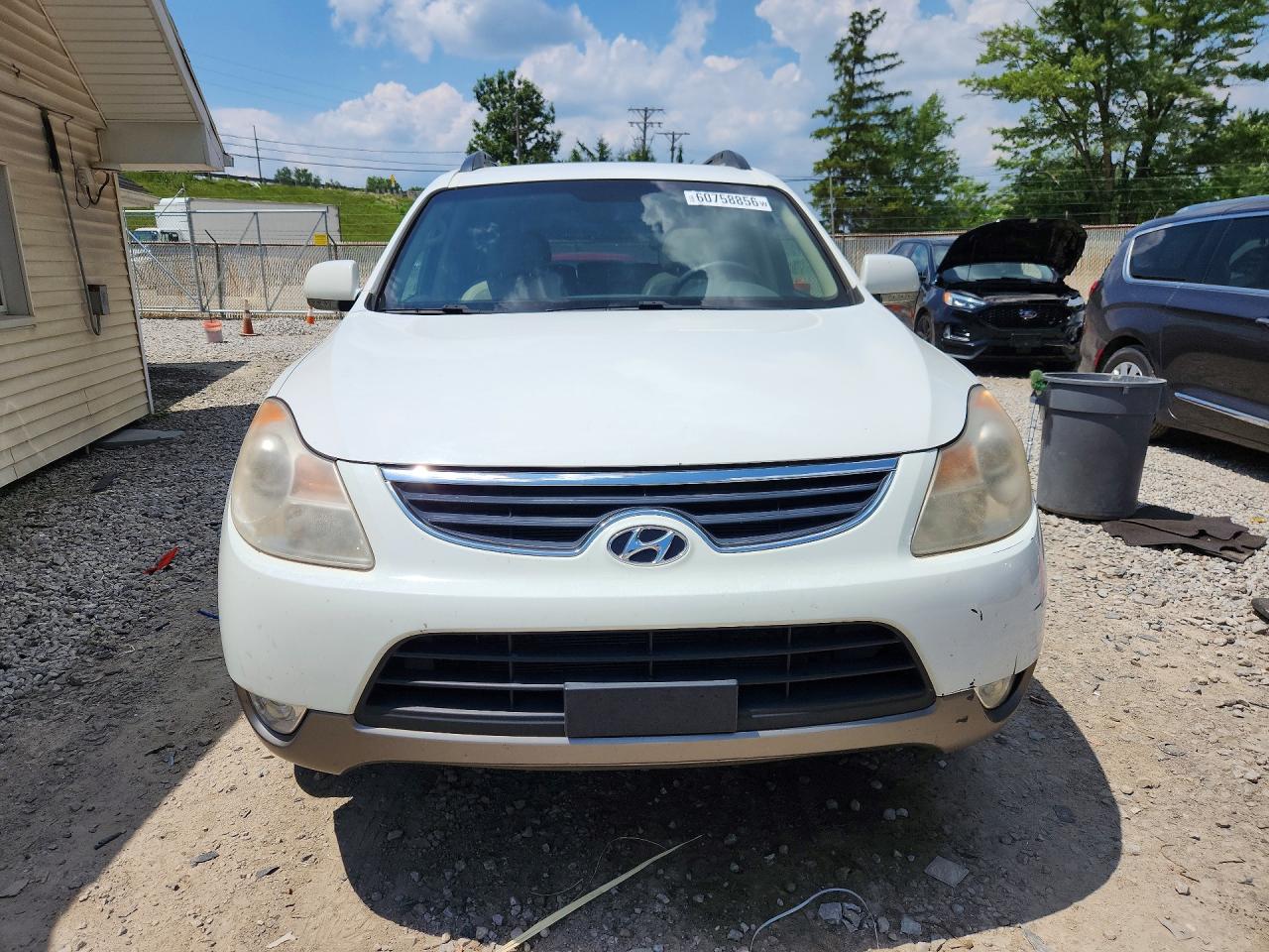 2012 Hyundai Veracruz Limited White vin: KM8NUDCC7CU198754