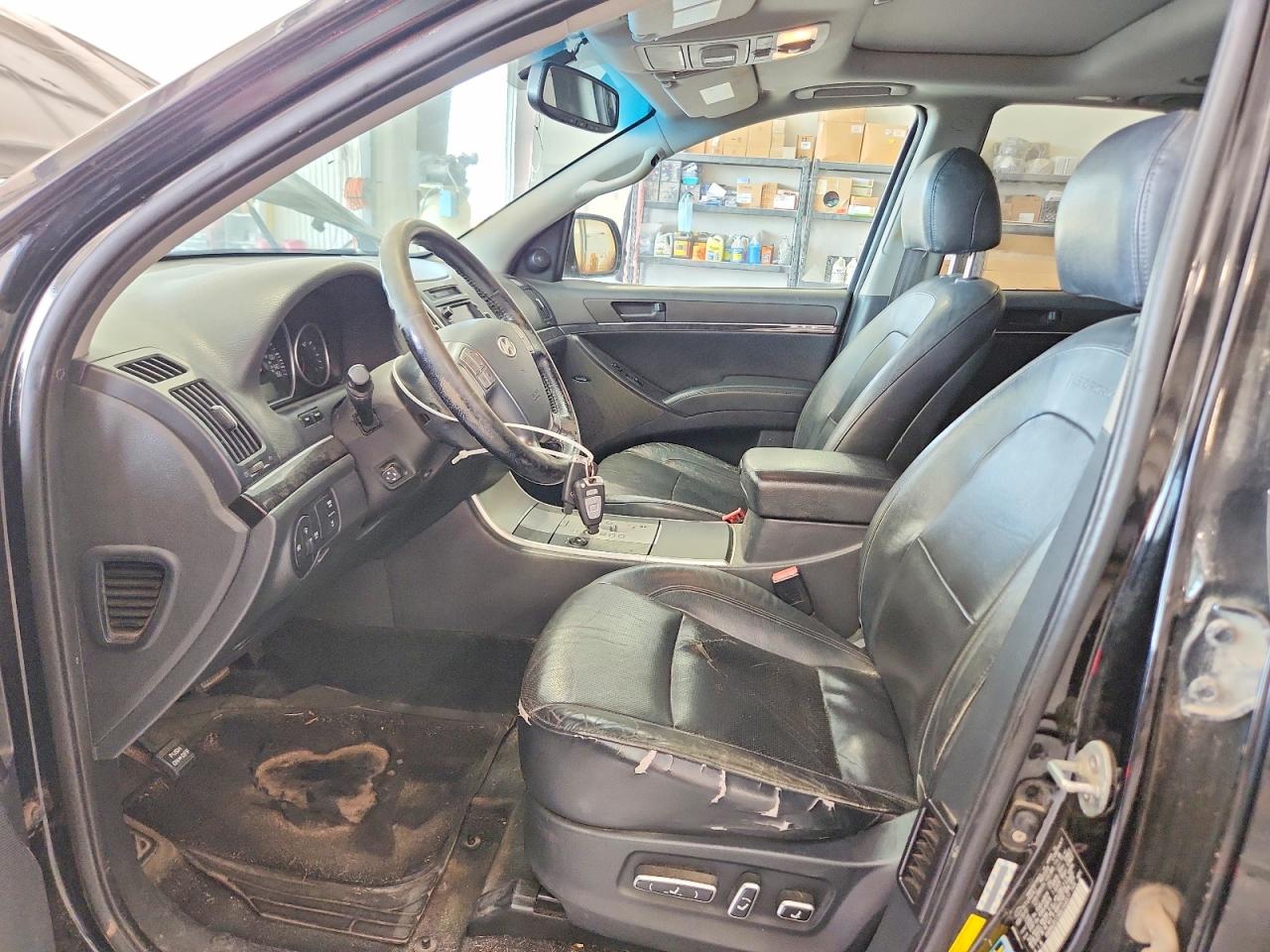 2011 Hyundai Veracruz Limited Black vin: KM8NUDCC8BU164577