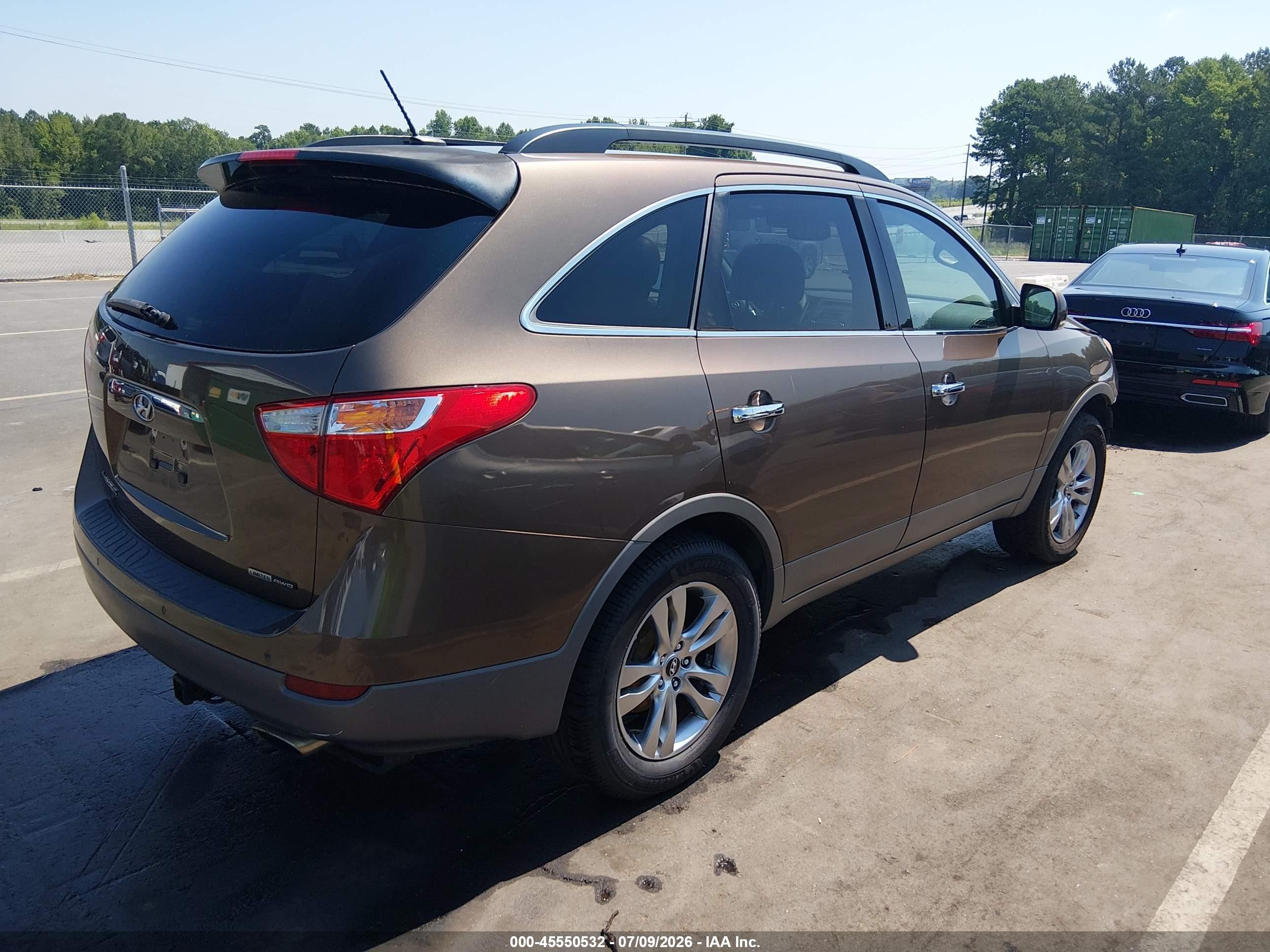 2012 Hyundai Veracruz Limited Brown vin: KM8NUDCC8CU182871