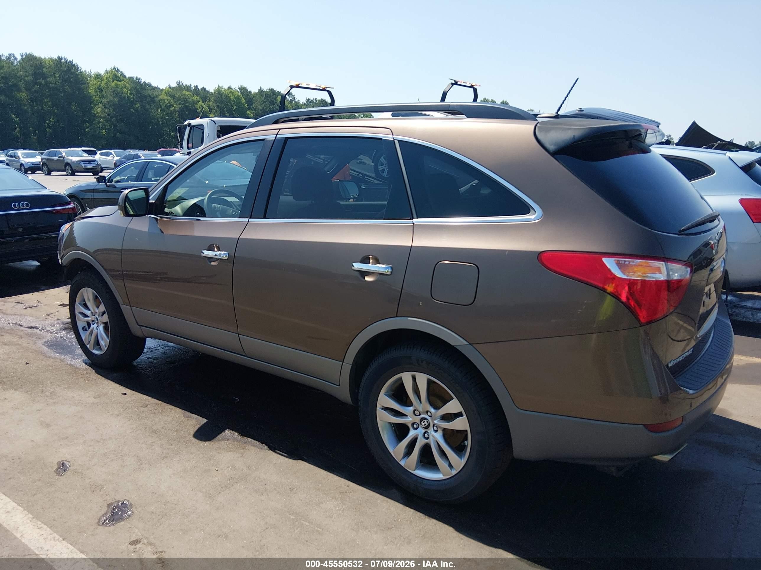 2012 Hyundai Veracruz Limited Brown vin: KM8NUDCC8CU182871