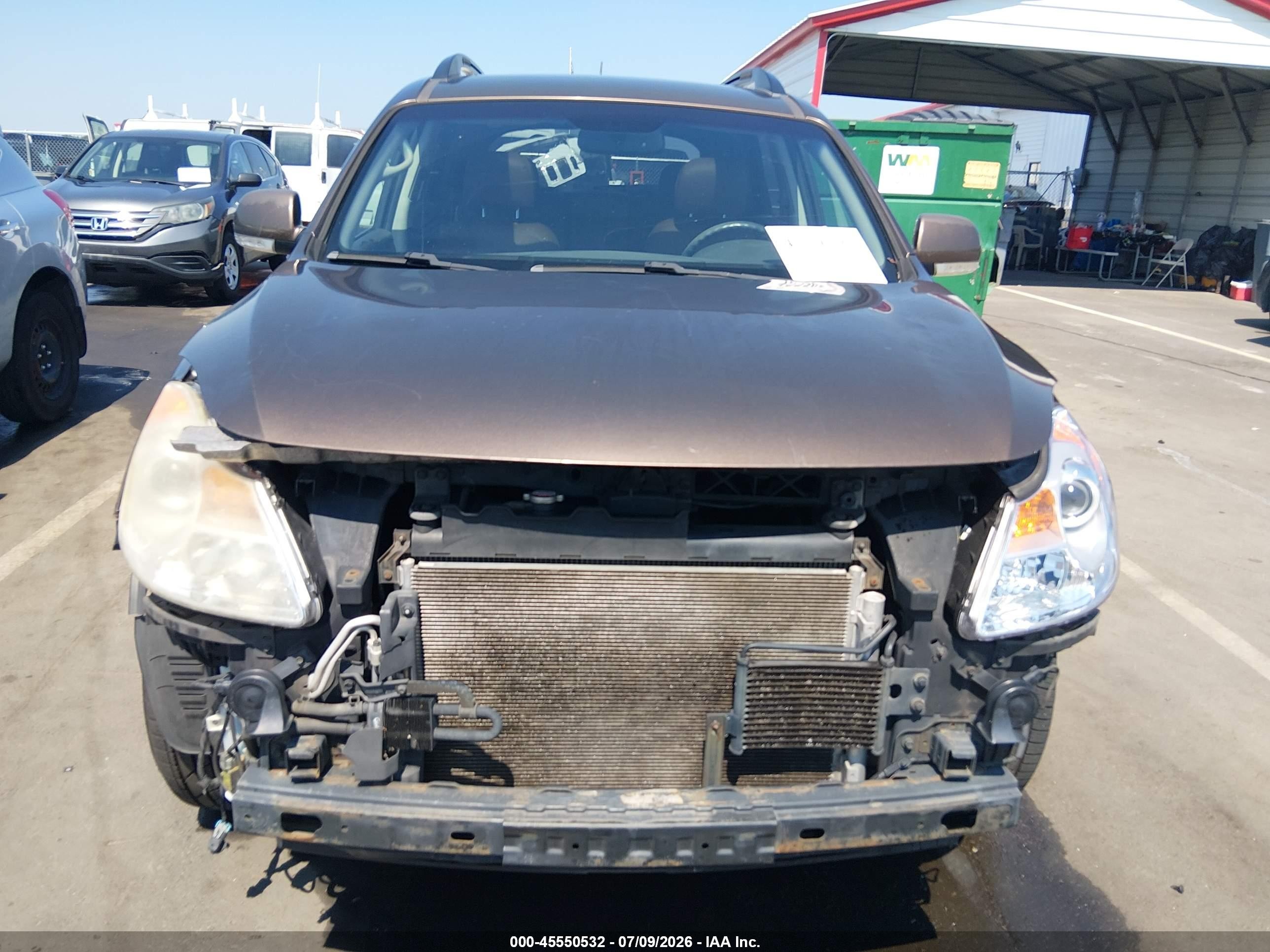 2012 Hyundai Veracruz Limited Brown vin: KM8NUDCC8CU182871