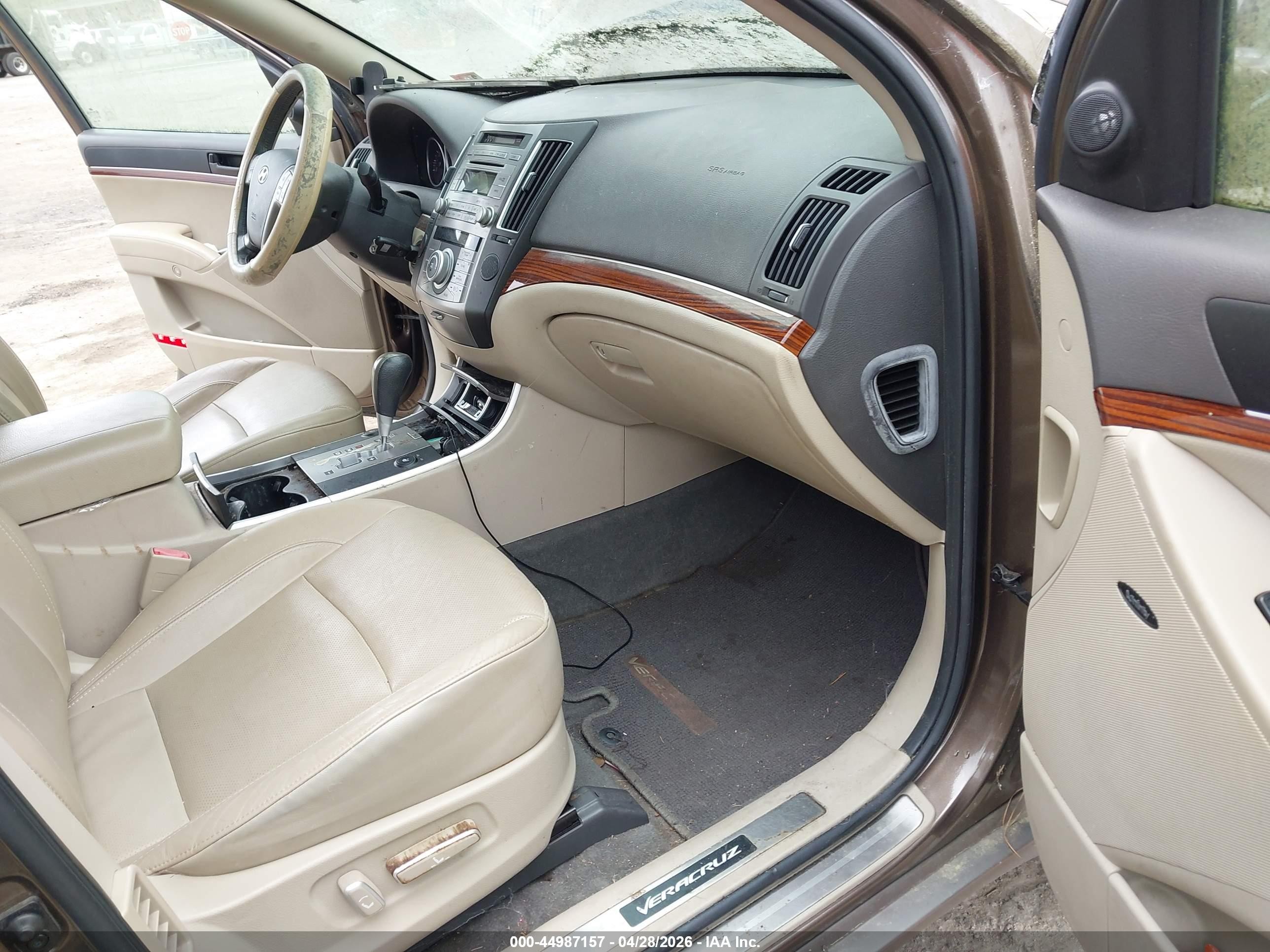 2012 Hyundai Veracruz Limited Brown vin: KM8NUDCC8CU191134