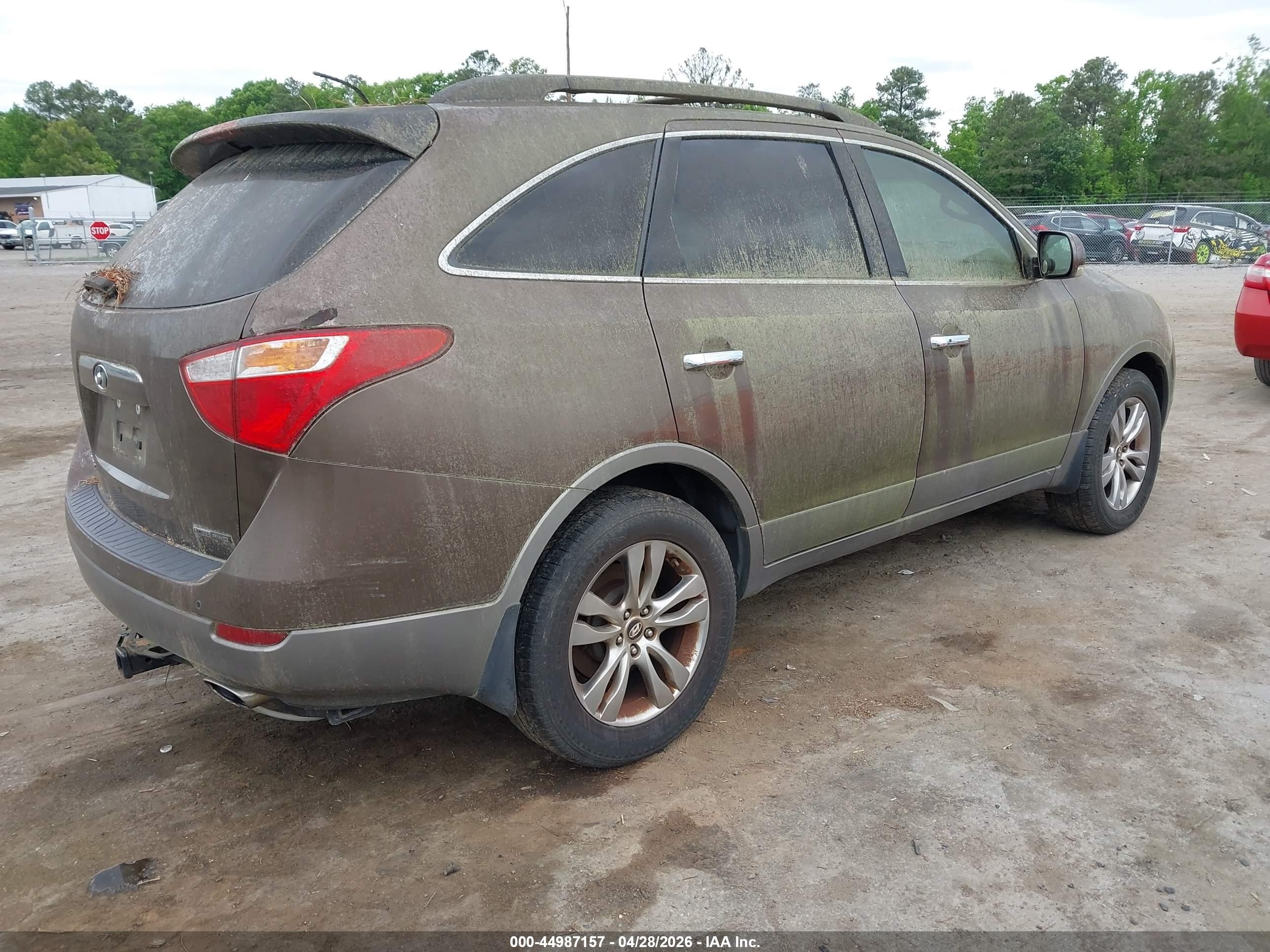 2012 Hyundai Veracruz Limited Brown vin: KM8NUDCC8CU191134