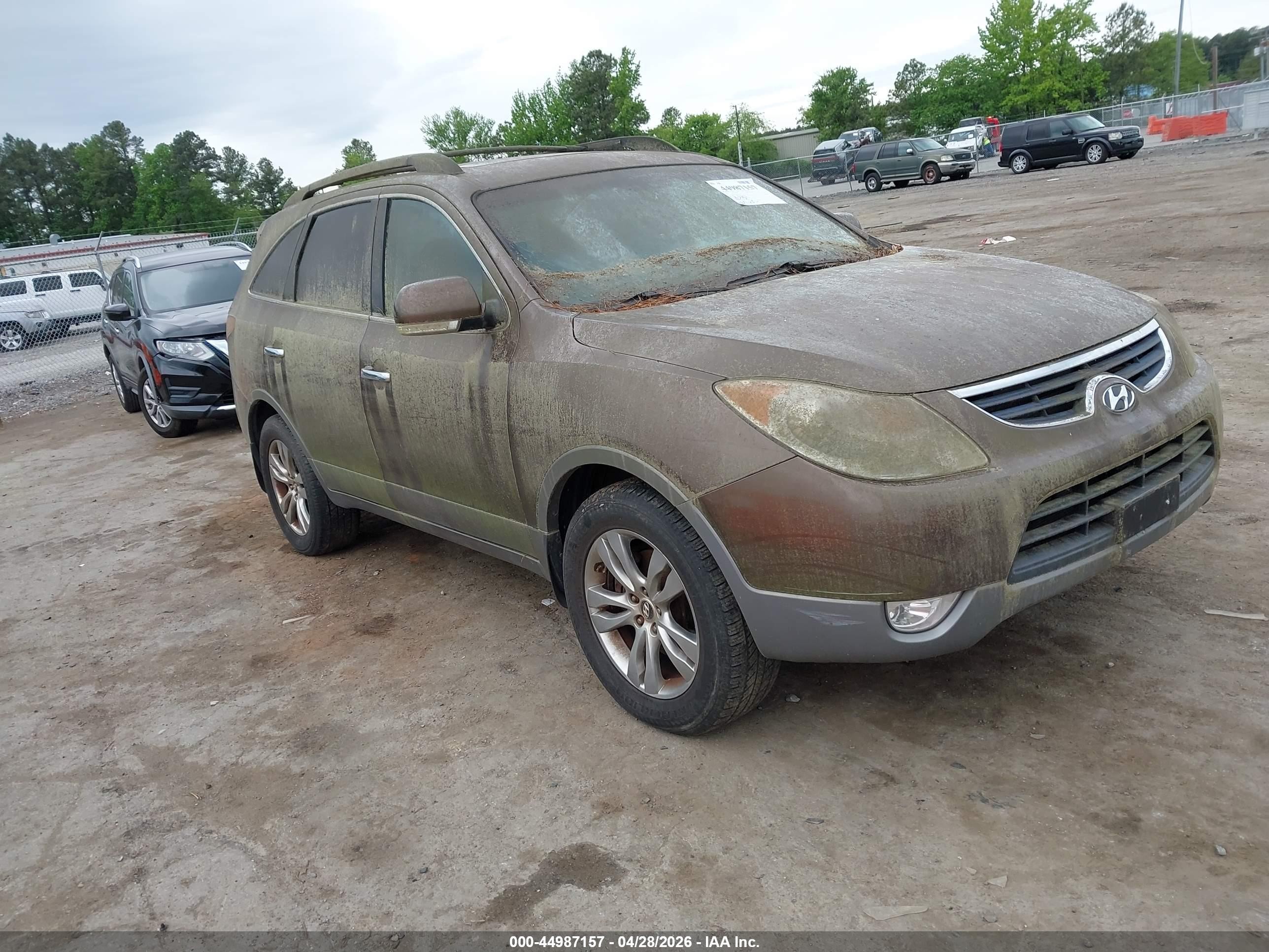 2012 Hyundai Veracruz Limited Brown vin: KM8NUDCC8CU191134