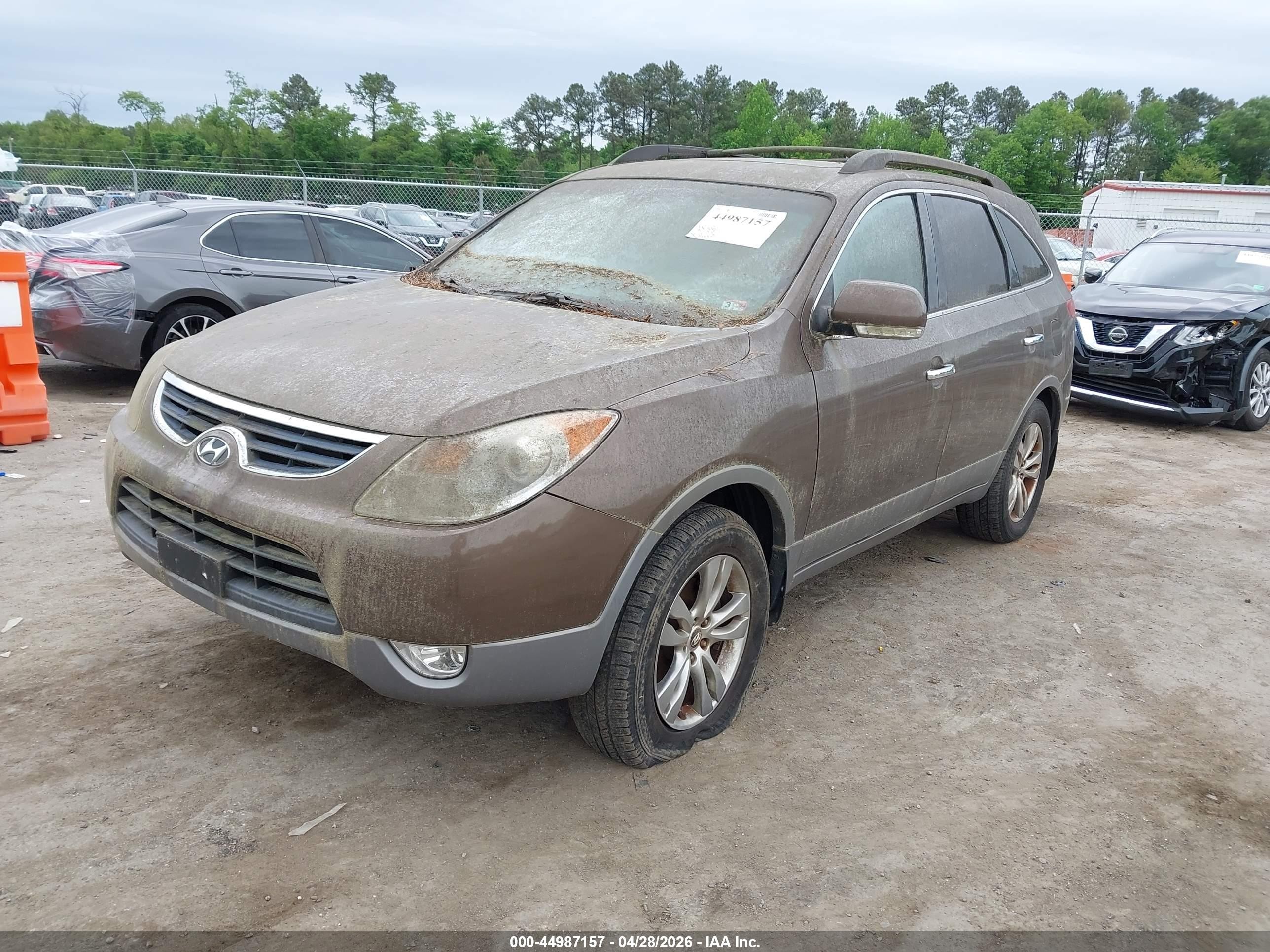 2012 Hyundai Veracruz Limited Brown vin: KM8NUDCC8CU191134