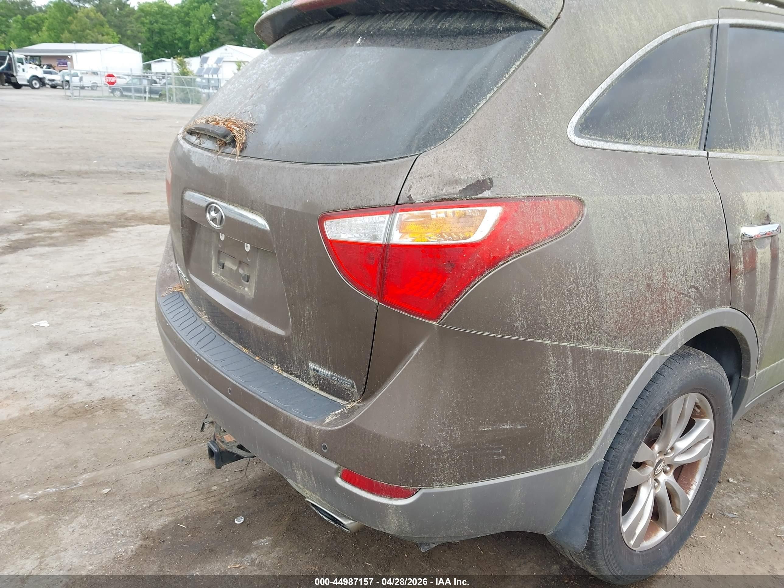2012 Hyundai Veracruz Limited Brown vin: KM8NUDCC8CU191134