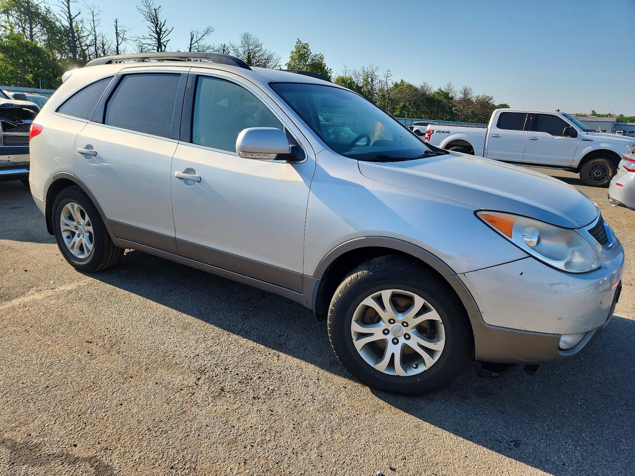 2010 Hyundai Veracruz Gls Silver vin: KM8NUDCC9AU108761
