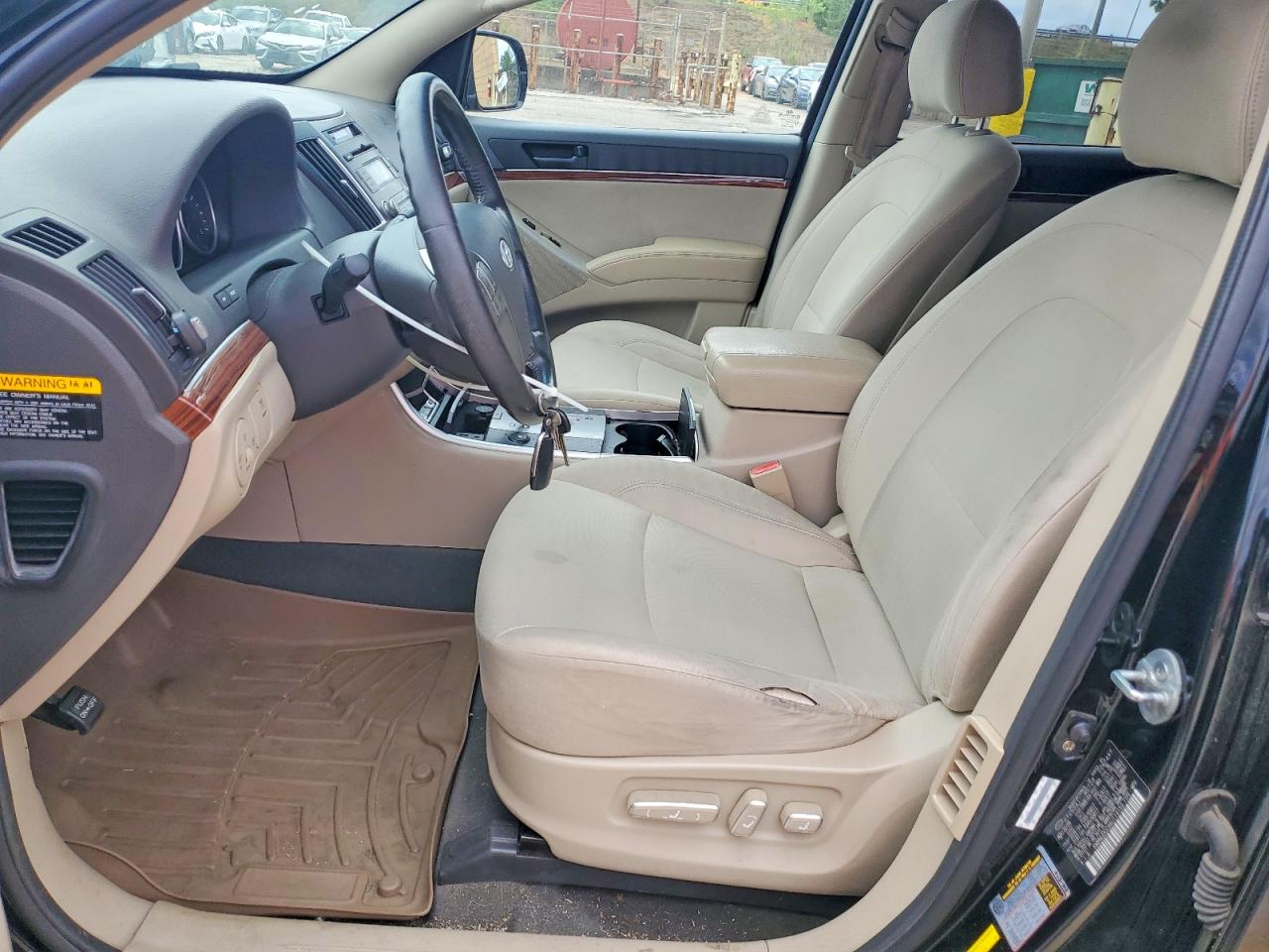 2010 Hyundai Veracruz Gls Black vin: KM8NUDCC9AU119159