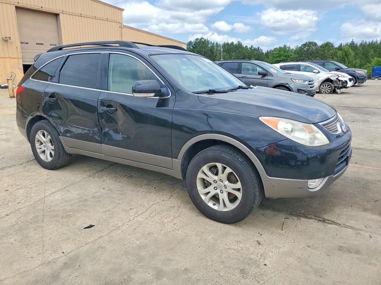 2010 Hyundai Veracruz Gls Black vin: KM8NUDCC9AU119159