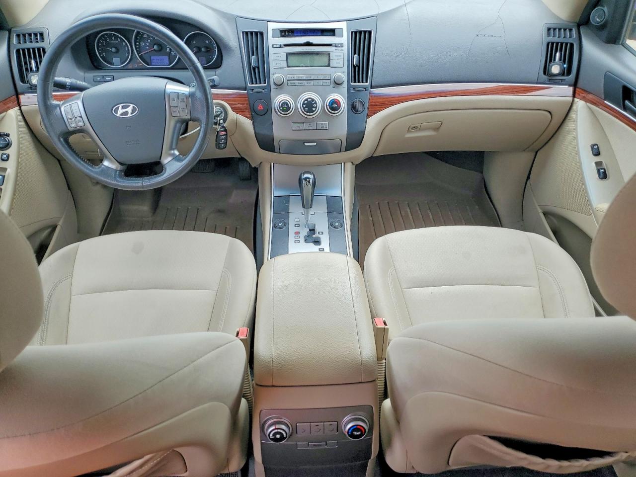 2010 Hyundai Veracruz Gls Black vin: KM8NUDCC9AU119159