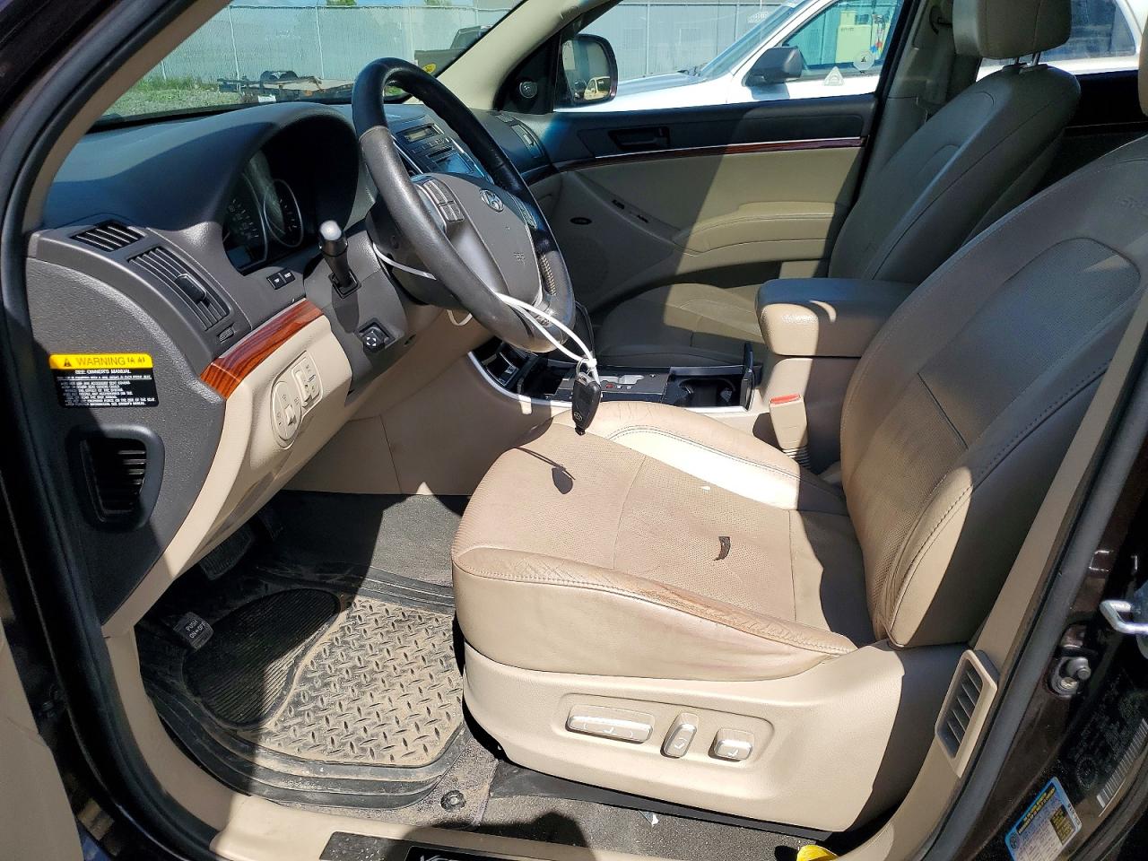 2010 Hyundai Veracruz Gls Brown vin: KM8NUDCC9AU123261
