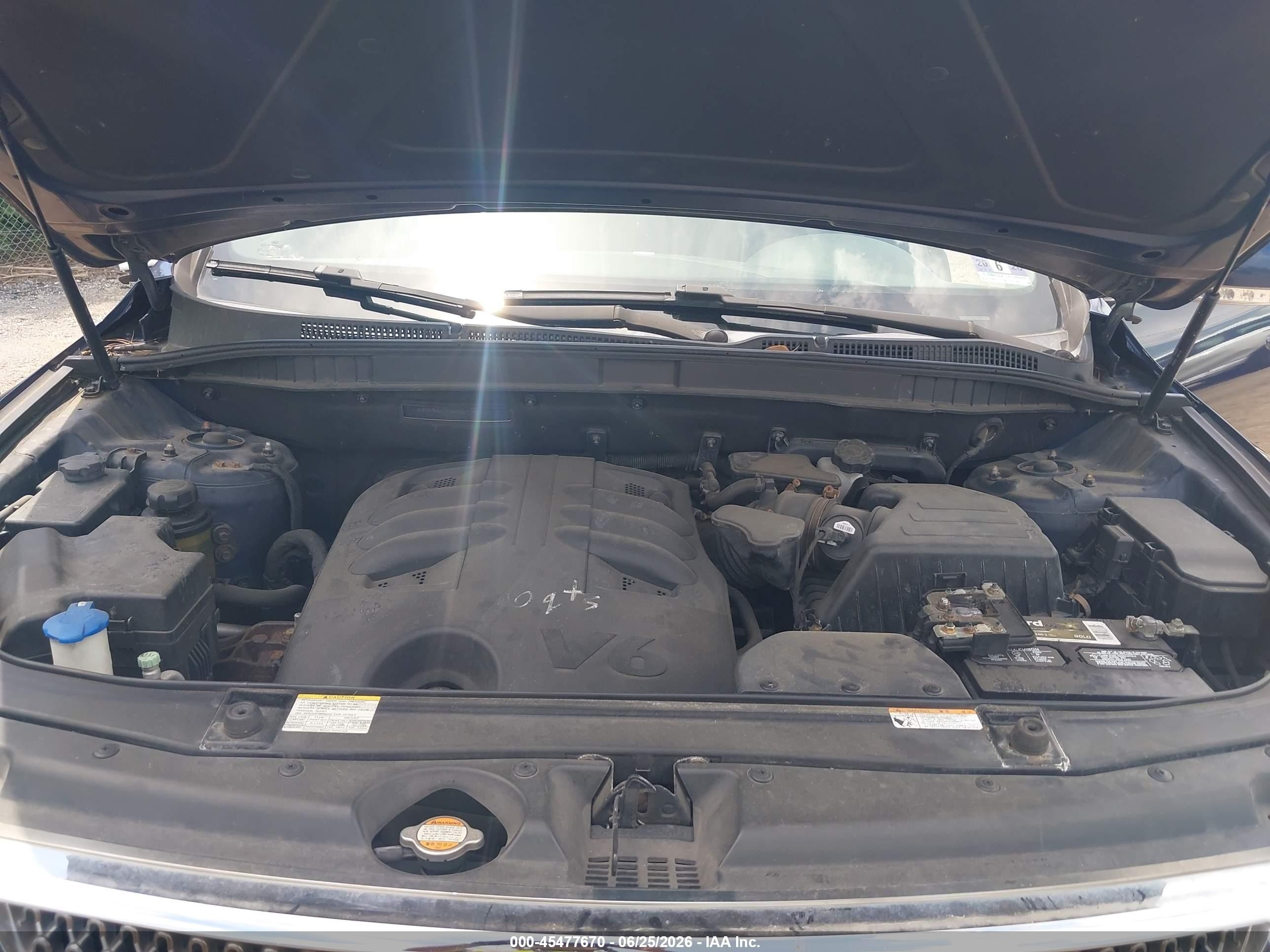 2011 Hyundai Veracruz Limited Blue vin: KM8NUDCC9BU146069