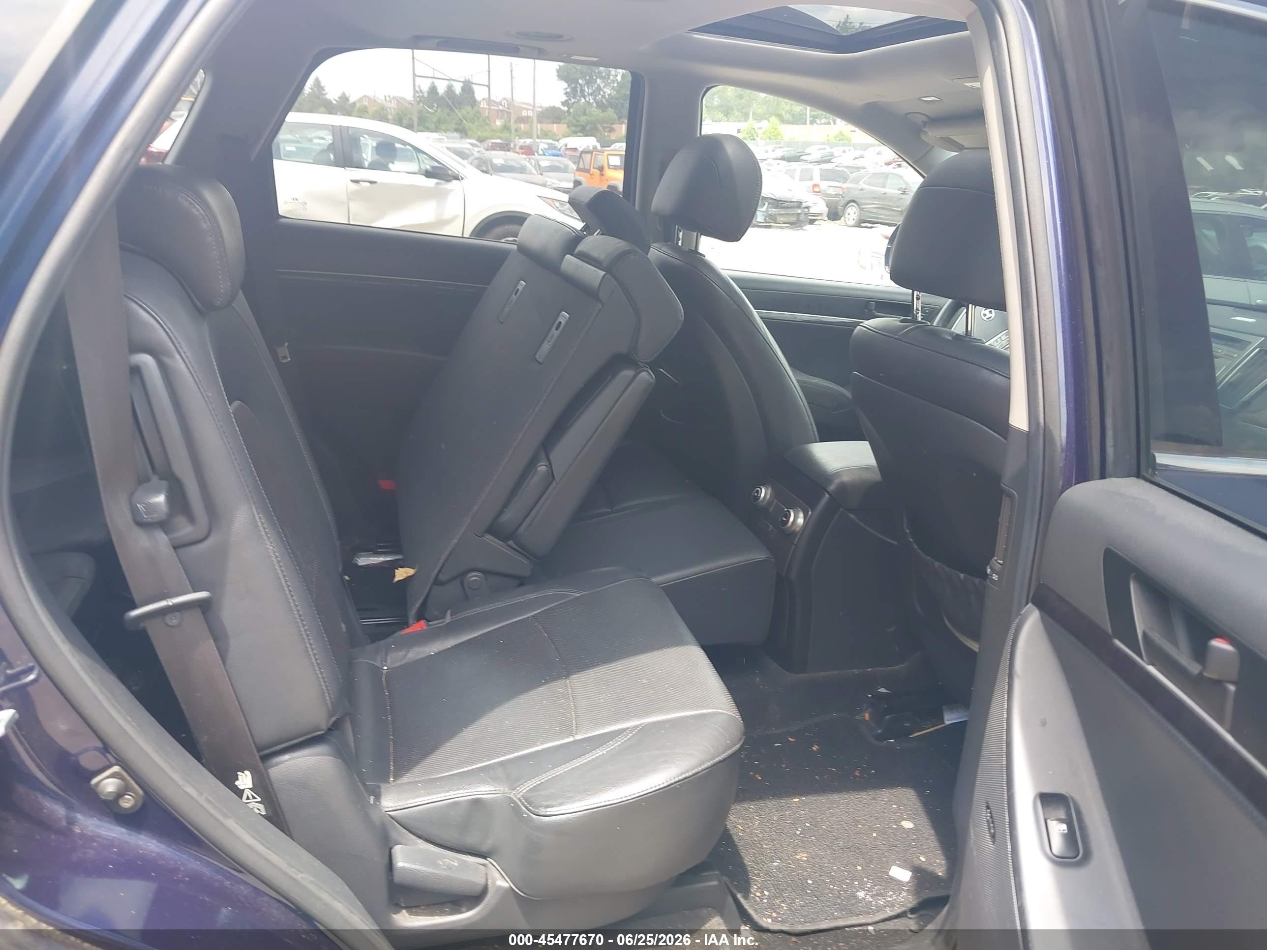 2011 Hyundai Veracruz Limited Blue vin: KM8NUDCC9BU146069